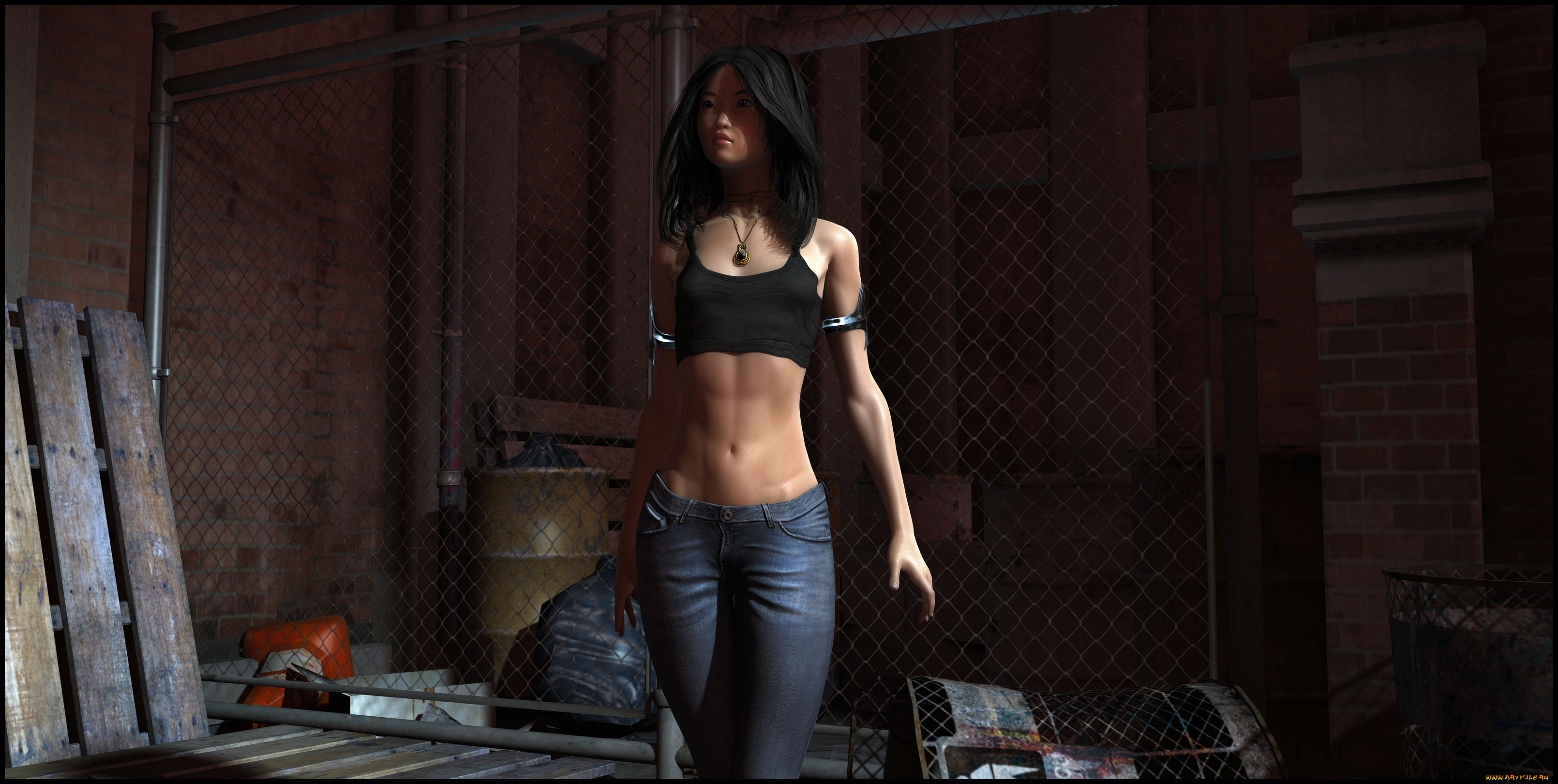 3д, графика, люди, , people, девушка, взгляд, фон