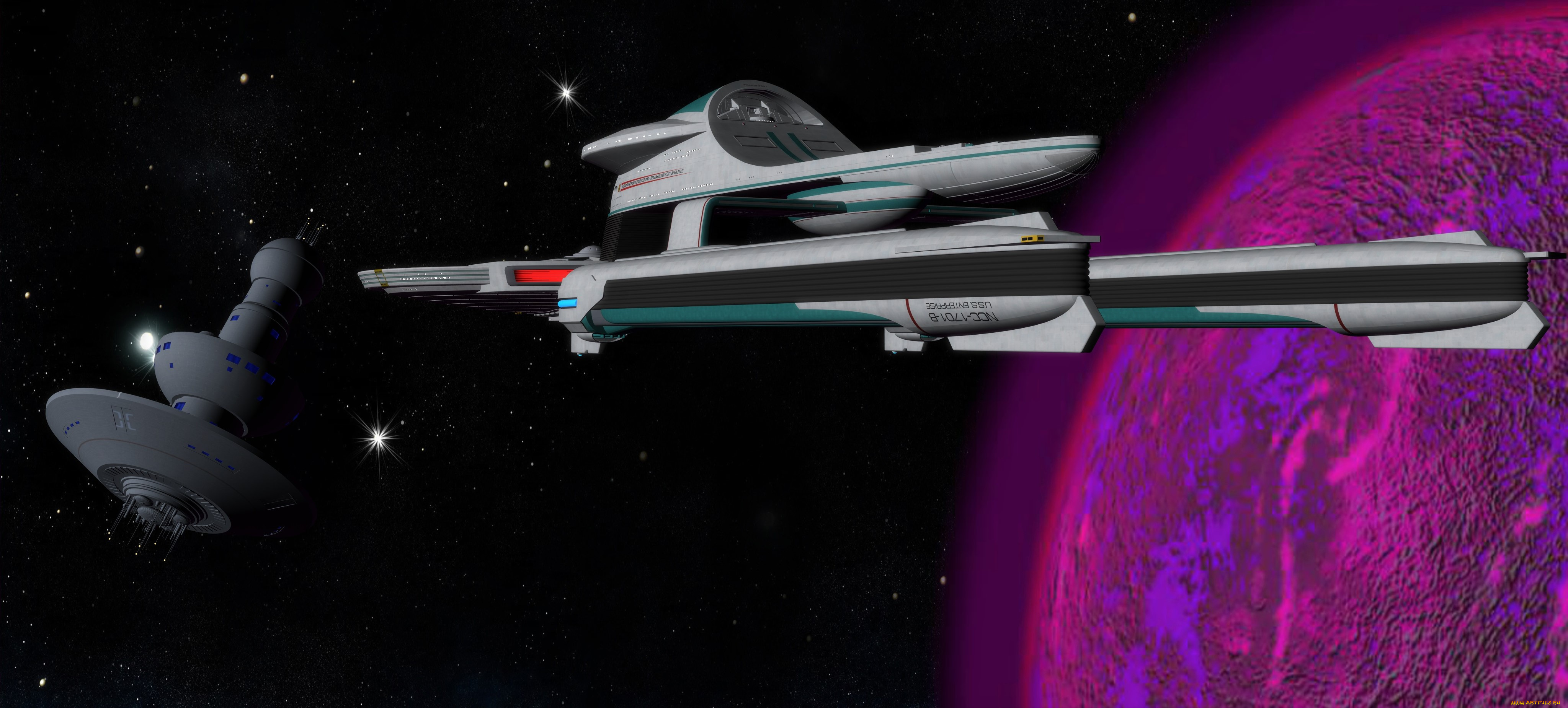 космос, арт, звезды, вселенная, космический, корабль