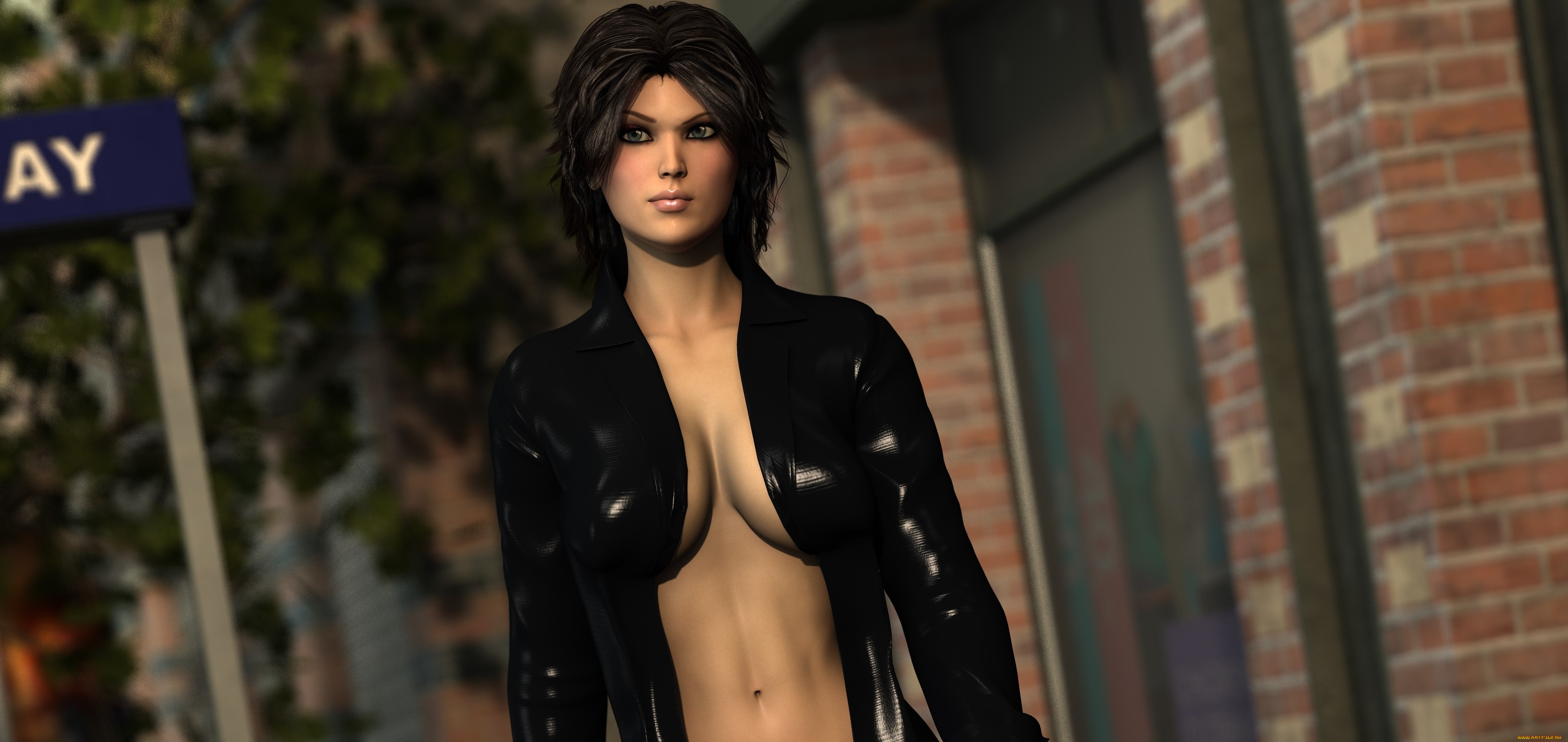 3д, графика, люди, , people, фон, взгляд, девушка