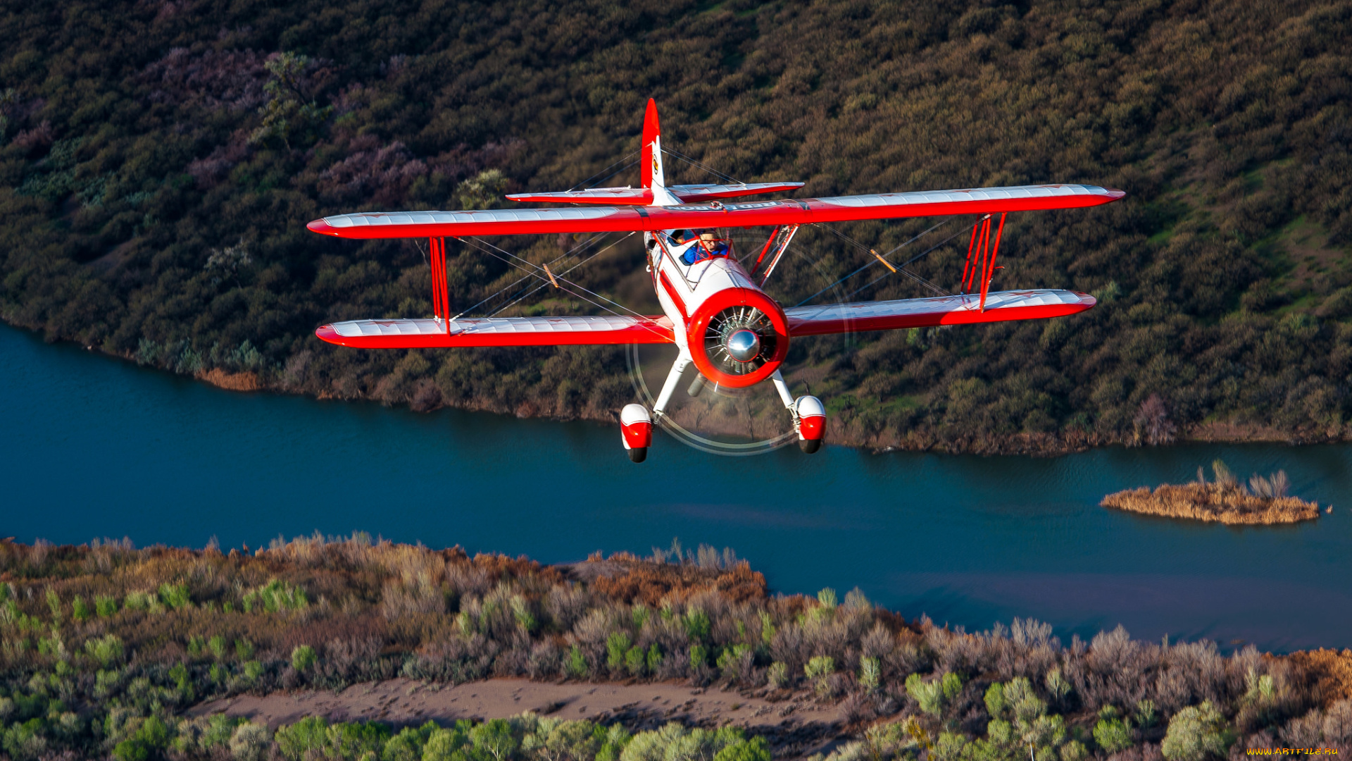 авиация, лёгкие, одномоторные, самолёты, биплан