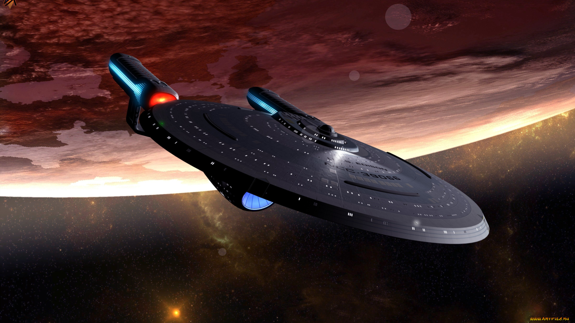 космос, арт, космический, корабль, полет, вселенная