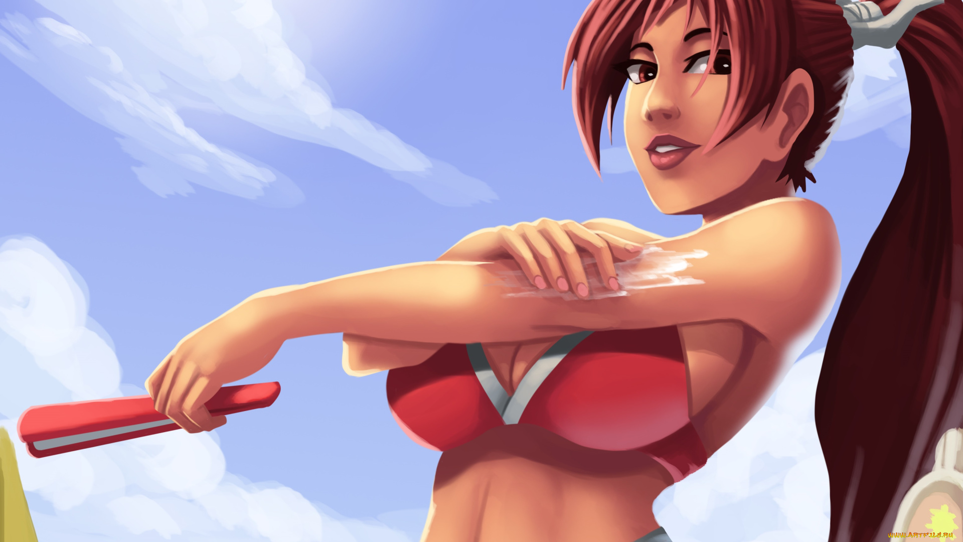 векторная, графика, девушки, , girls, взгляд, девушка, фон