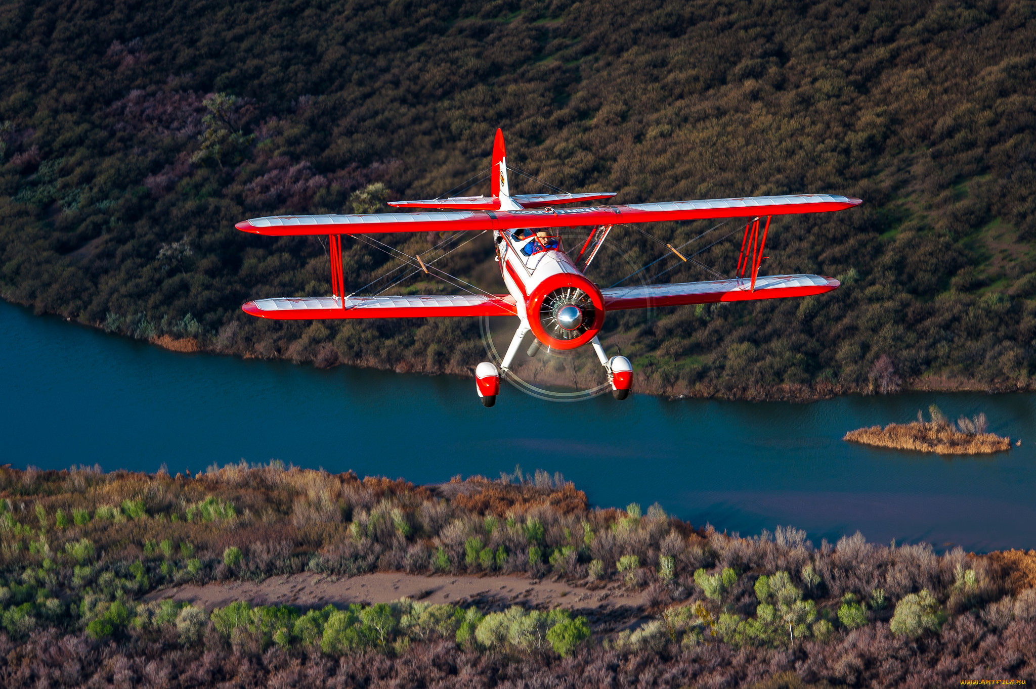 авиация, лёгкие, одномоторные, самолёты, биплан
