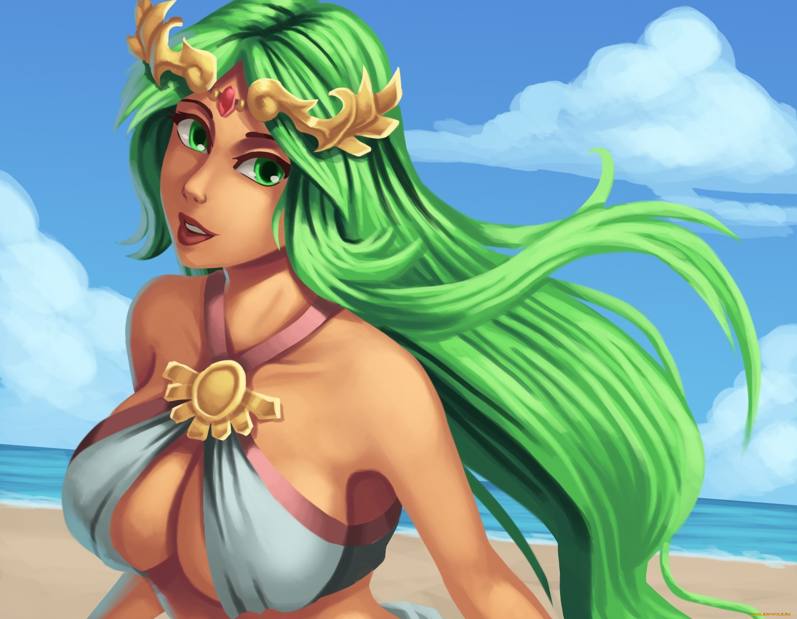 векторная, графика, девушки, , girls, фон, взгляд, девушка