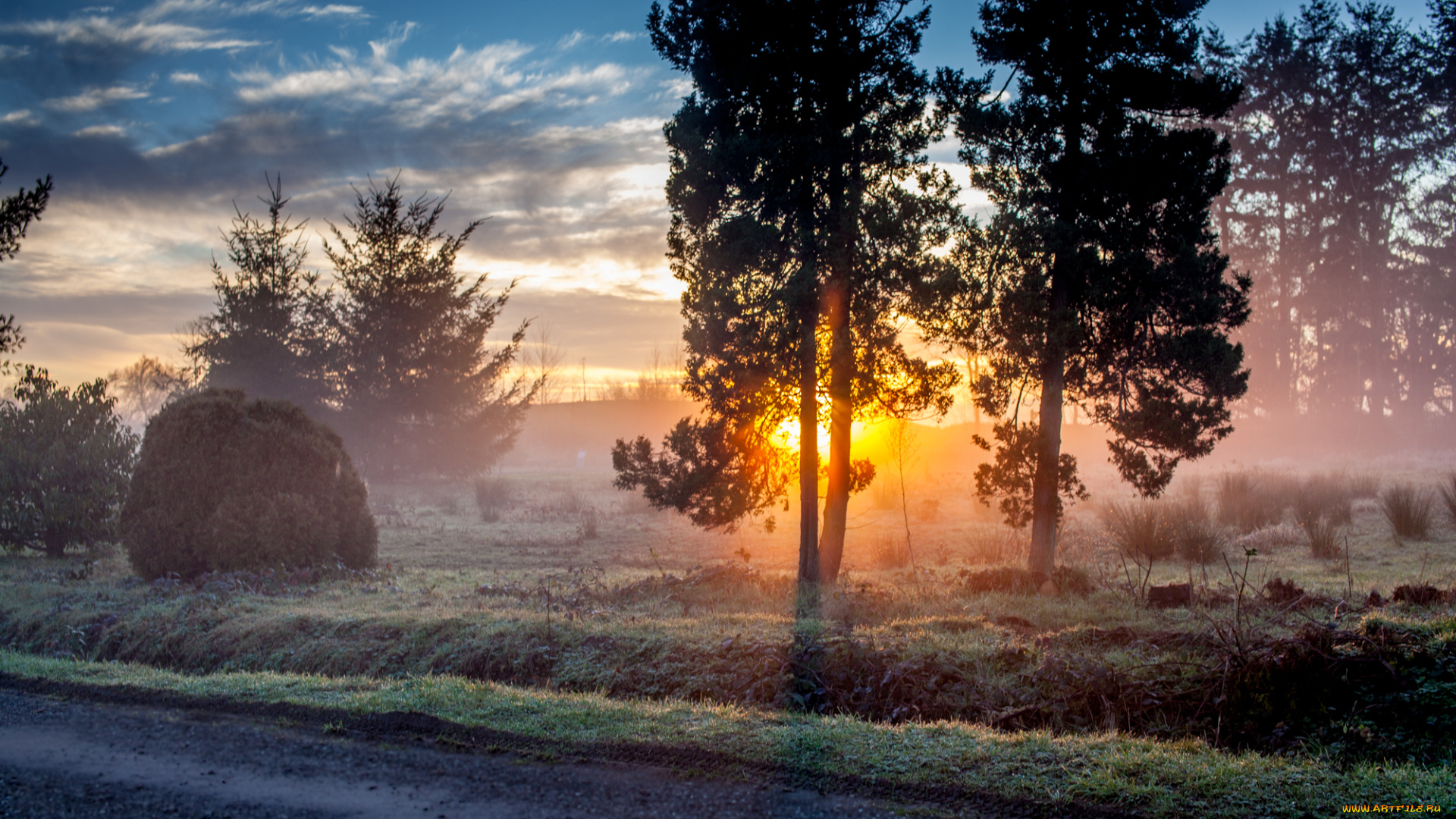 природа, восходы, закаты, рассвет