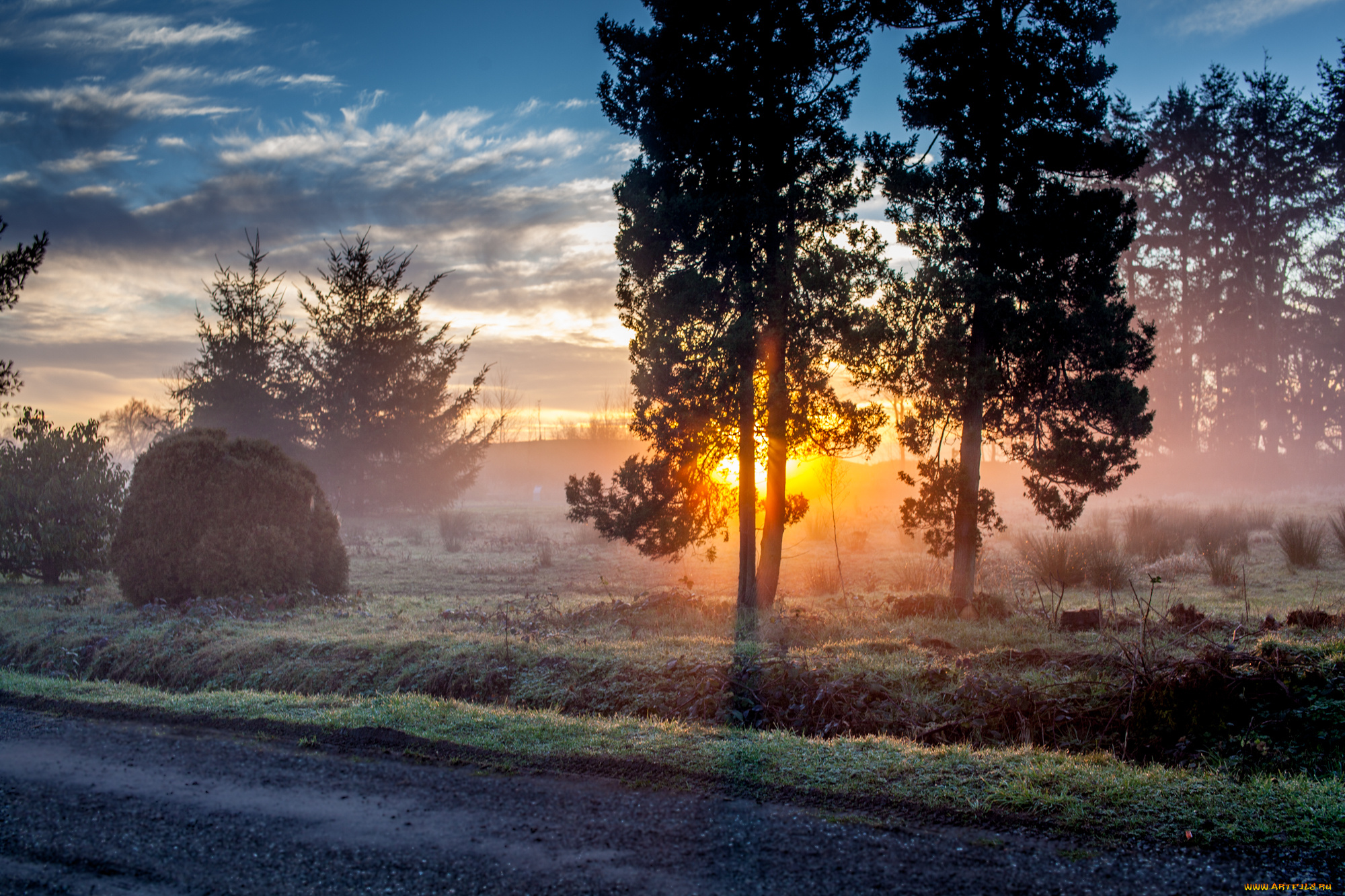 природа, восходы, закаты, рассвет
