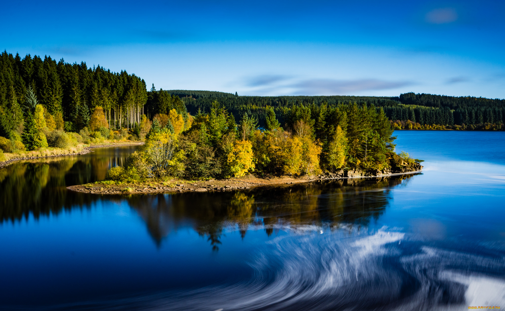 природа, реки, озера, лес, река