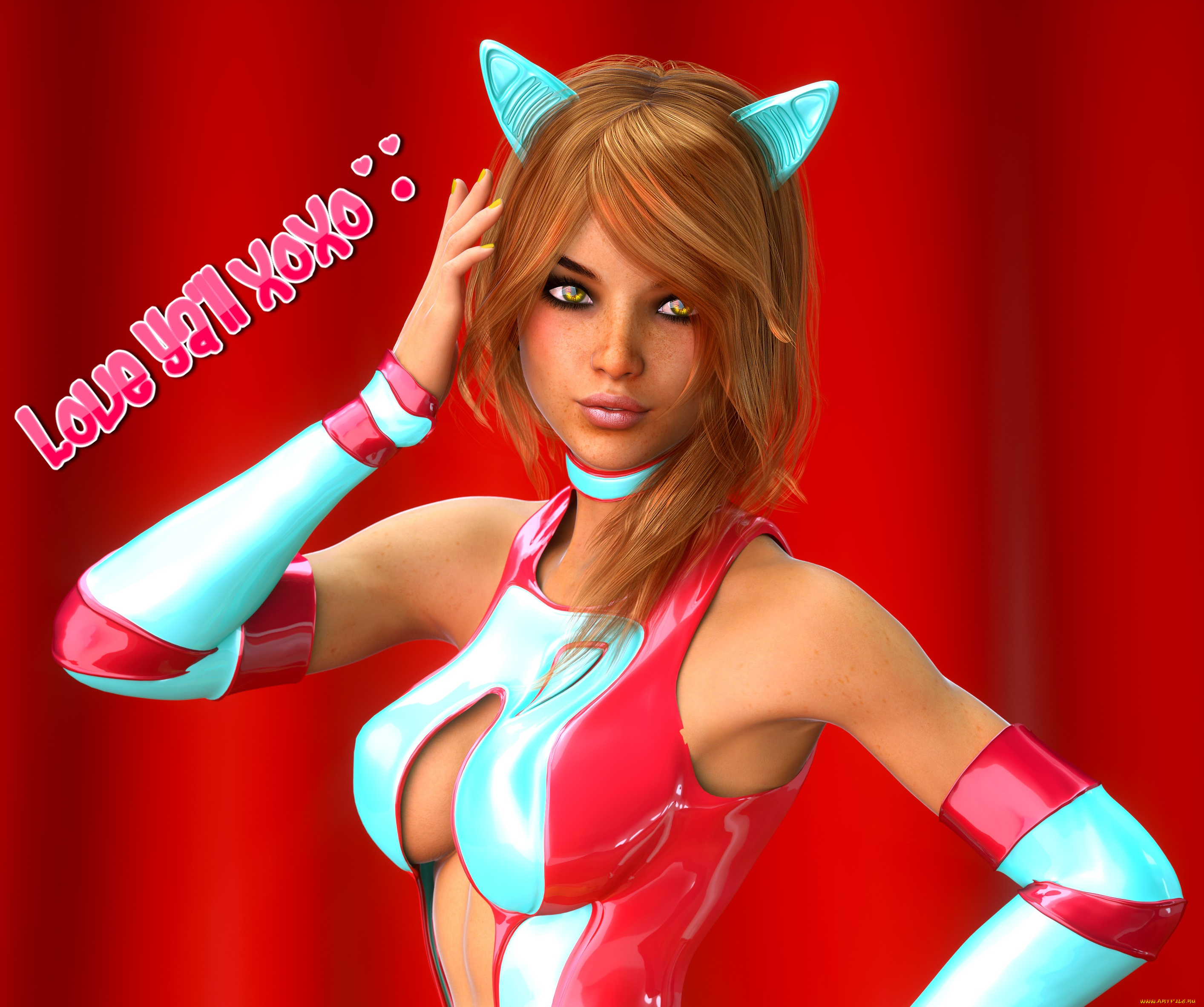 3д, графика, люди, , people, девушка, фон, взгляд