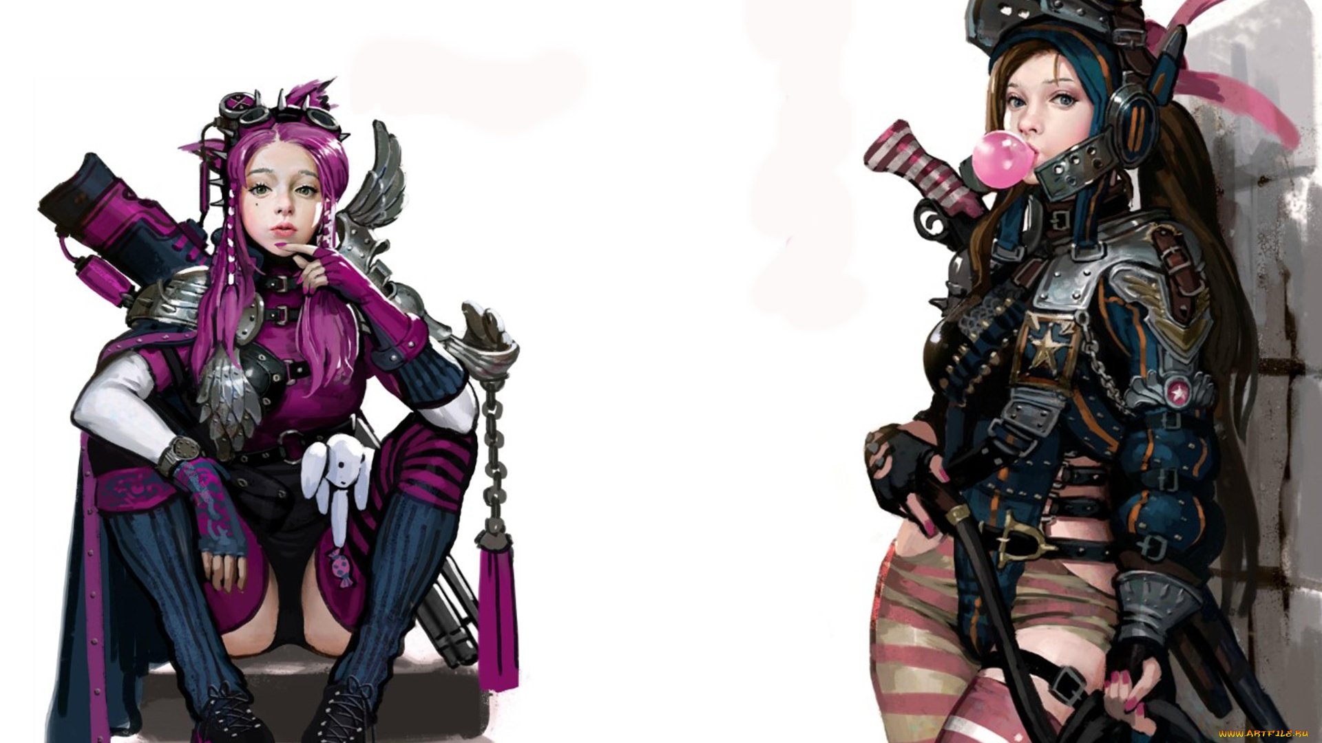 punkgirl, рисованное, комиксы, picture, girls