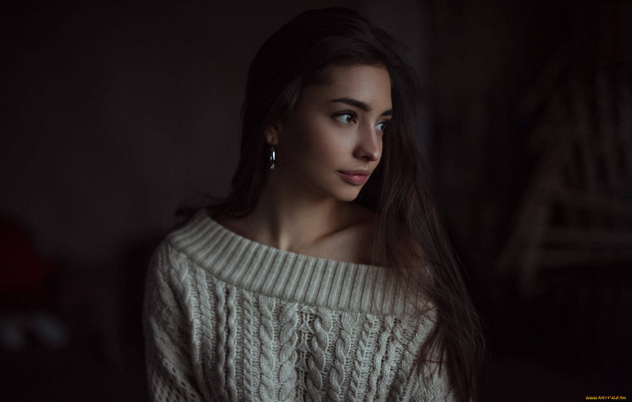 девушки, дарина, дашкина, девушка, фон, взгляд