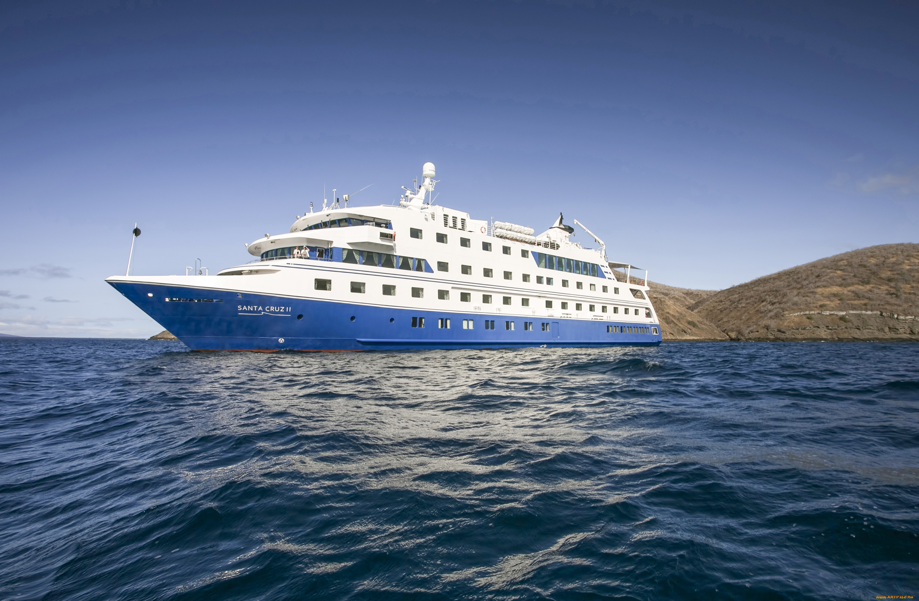 santa, cruz, ii, корабли, лайнеры, круиз, лайнер, море, корабль, santa, cruz, ii