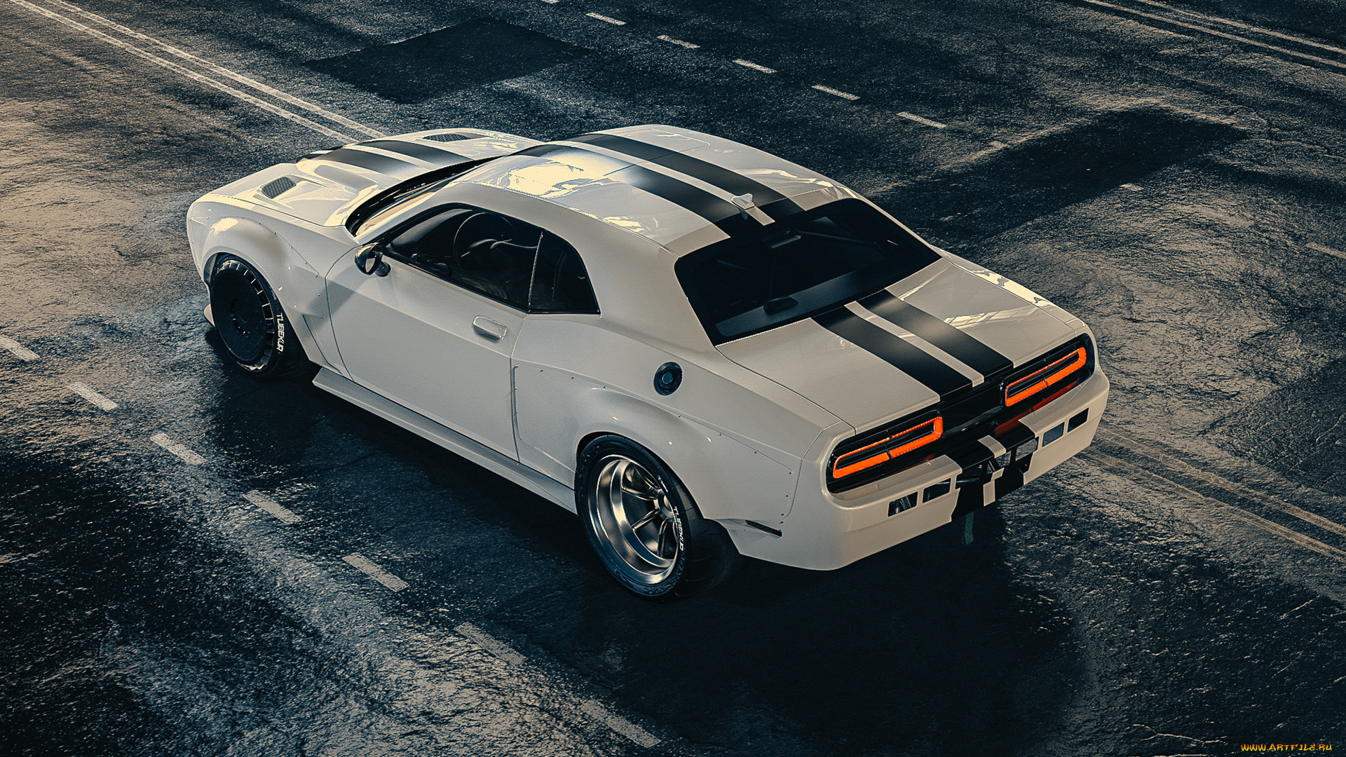 автомобили, 3д, dodge