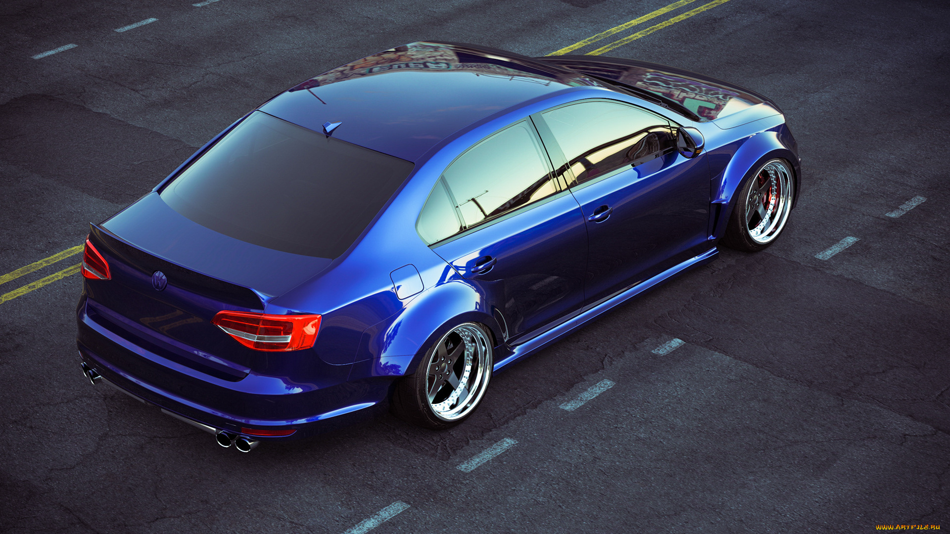 автомобили, 3д, jetta