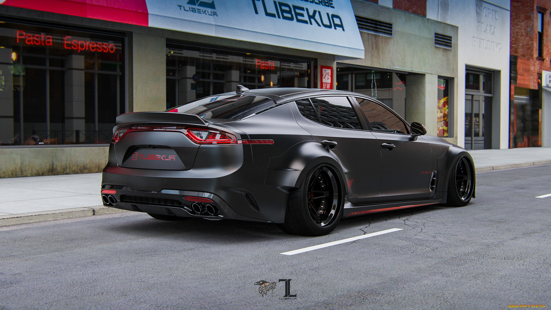 автомобили, 3д, kia