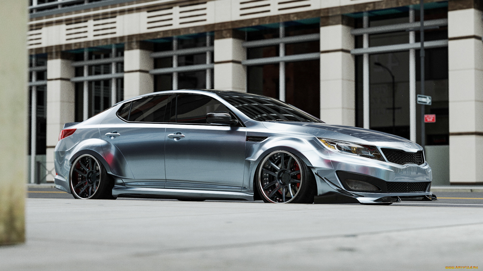 автомобили, 3д, kia