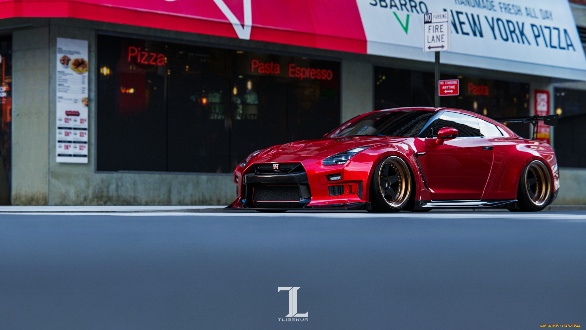 автомобили, 3д, nissan