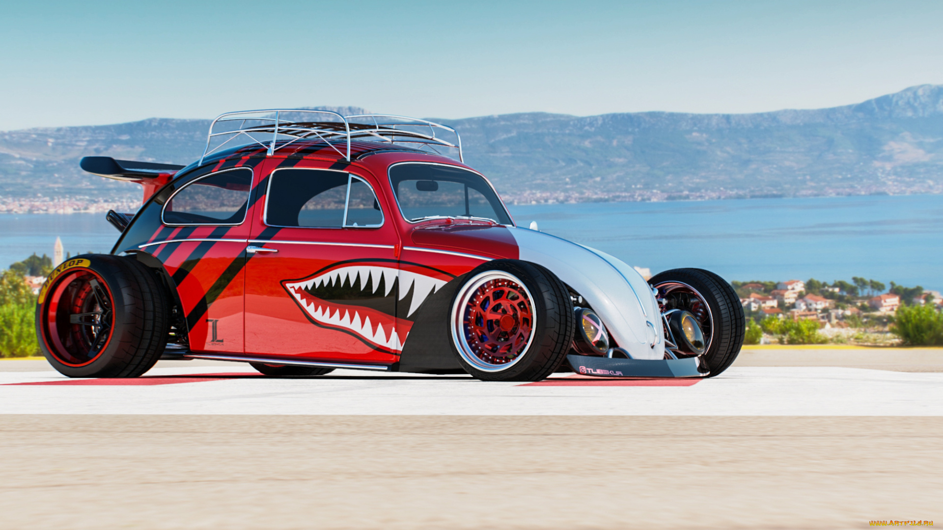 автомобили, 3д, vw