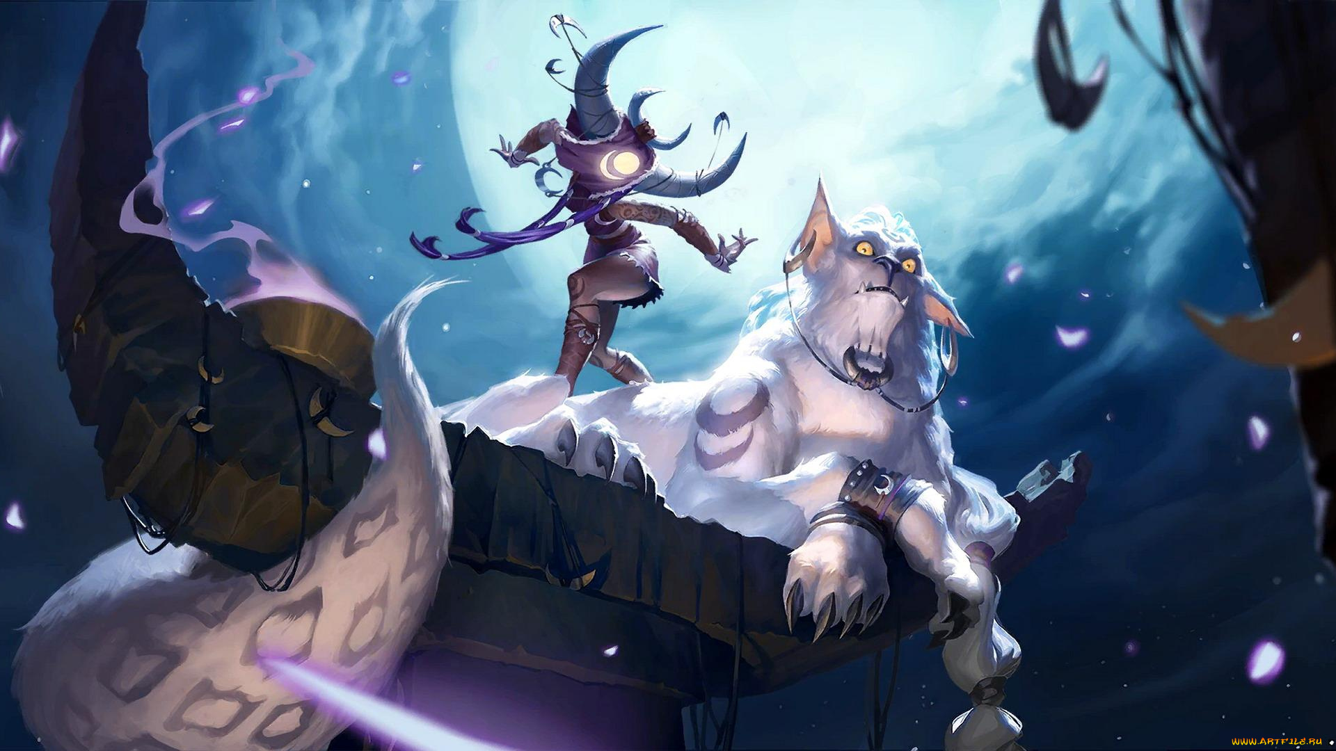 видео, игры, league, of, legends, , legends, of, runeterra, существа, зверь, скала