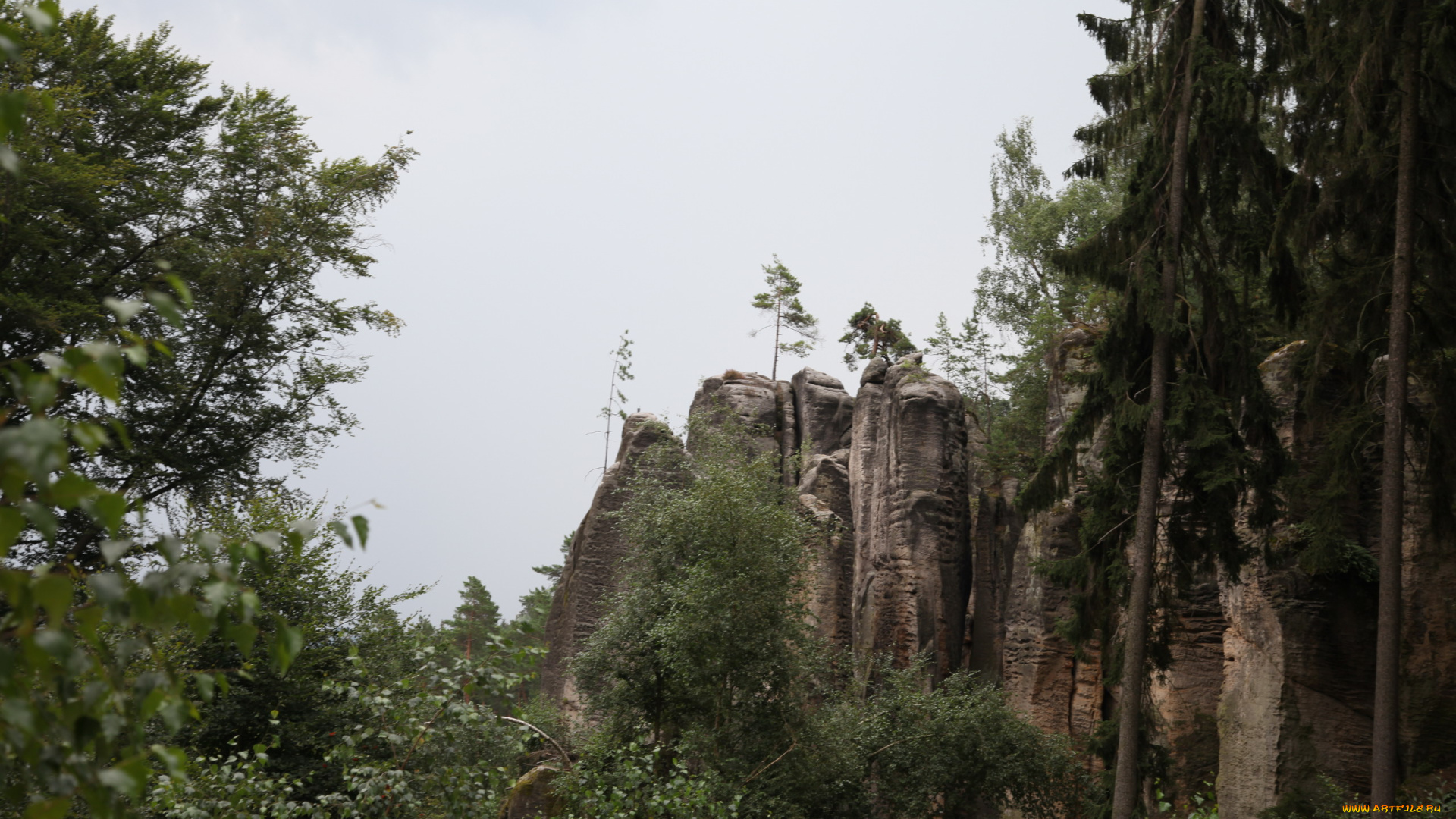 заповедник, чешский, рай, природа, горы, заповедник, чешский, рай