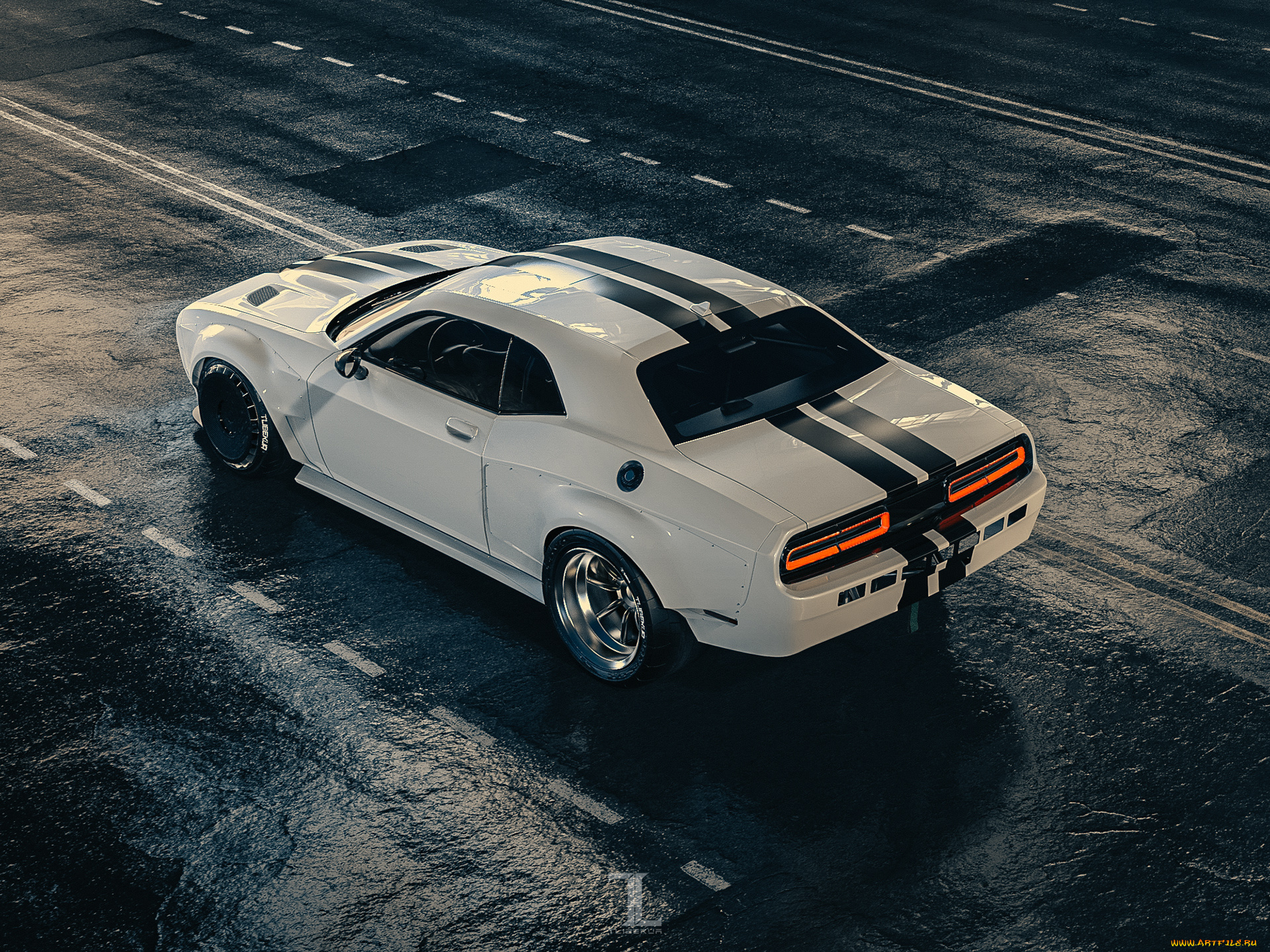 автомобили, 3д, dodge