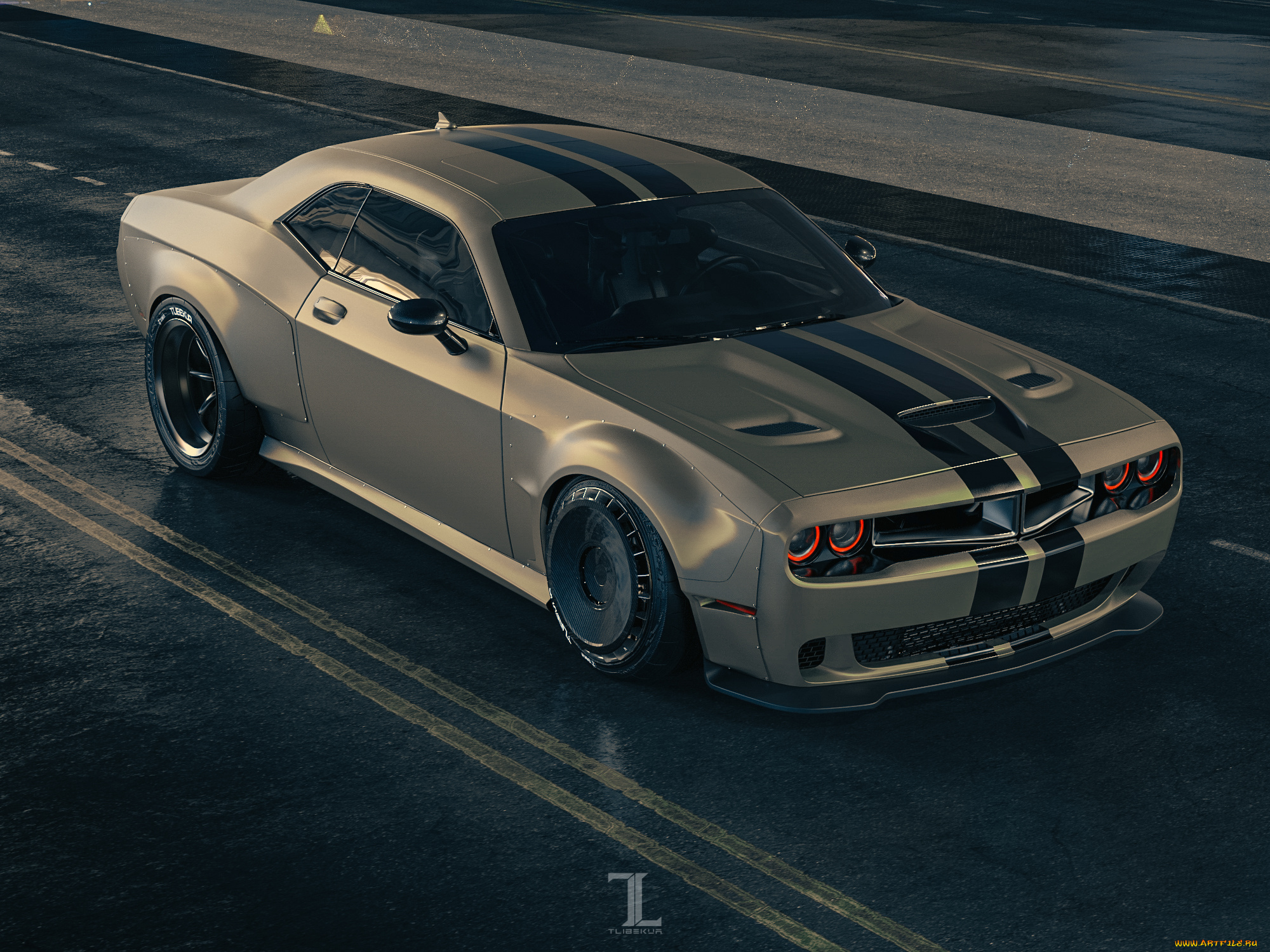 автомобили, 3д, dodge