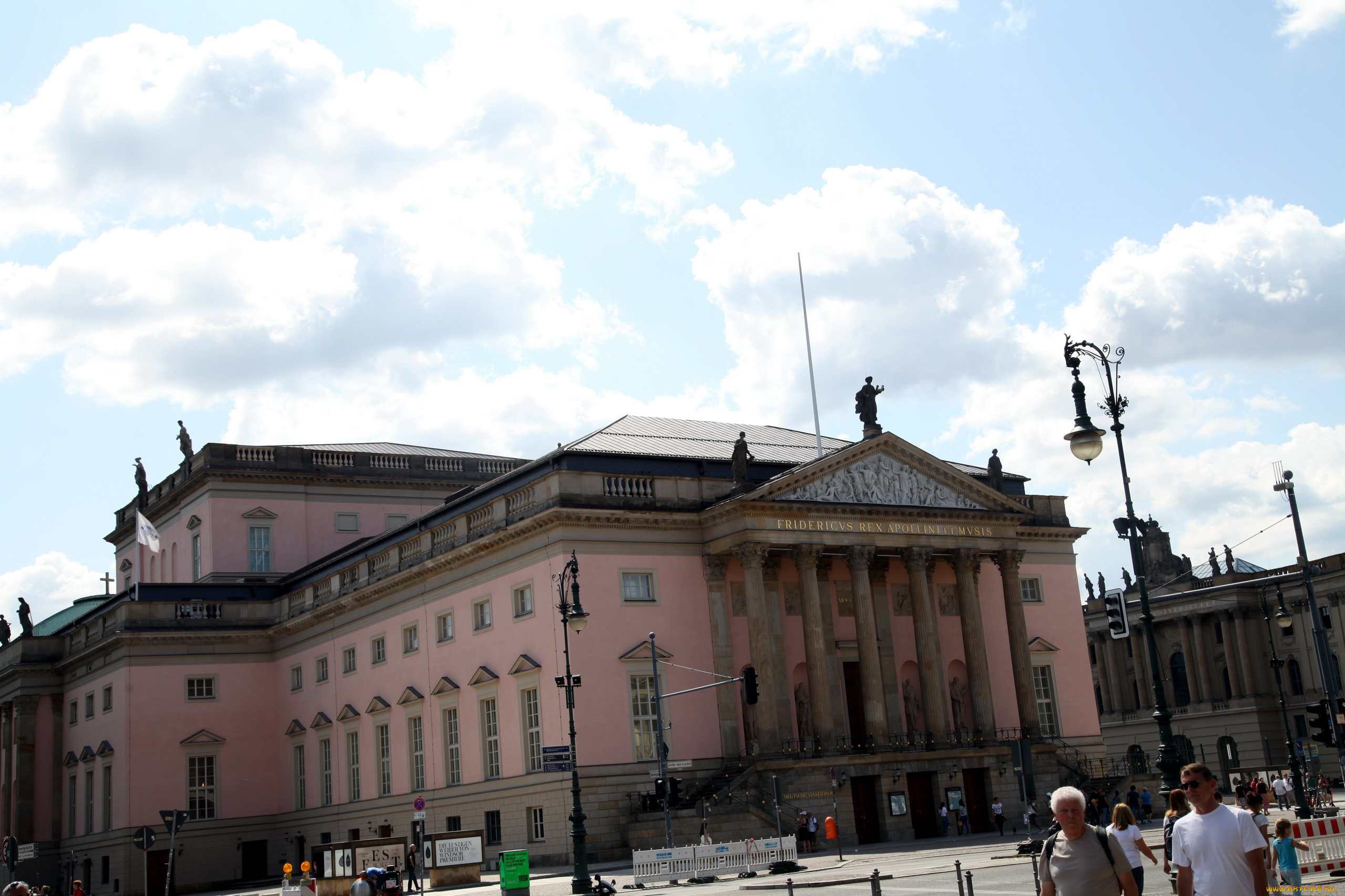 города, берлин, , германия, оперный, театр