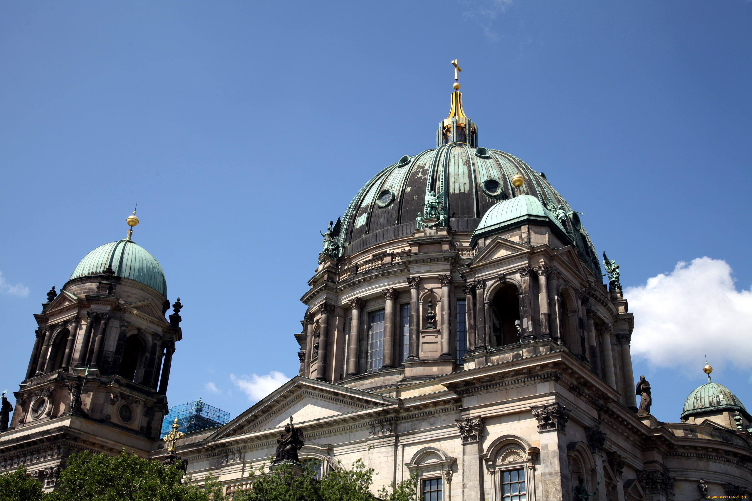 города, берлин, , германия, собор