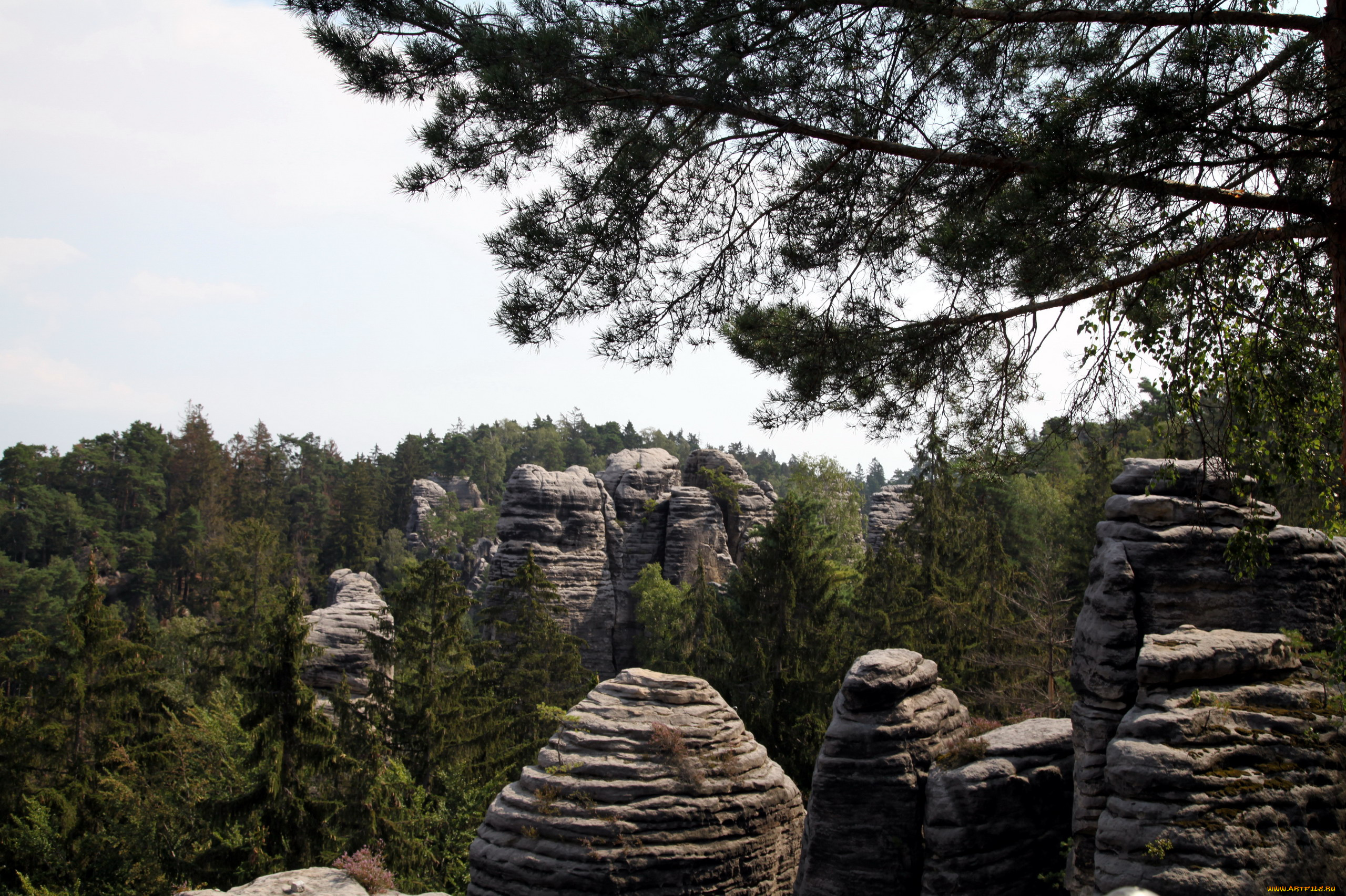 заповедник, чешский, рай, природа, горы, заповедник, чешский, рай