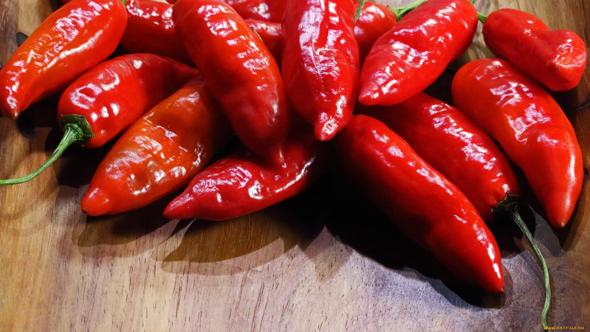 еда, перец, красный, острый, стручки