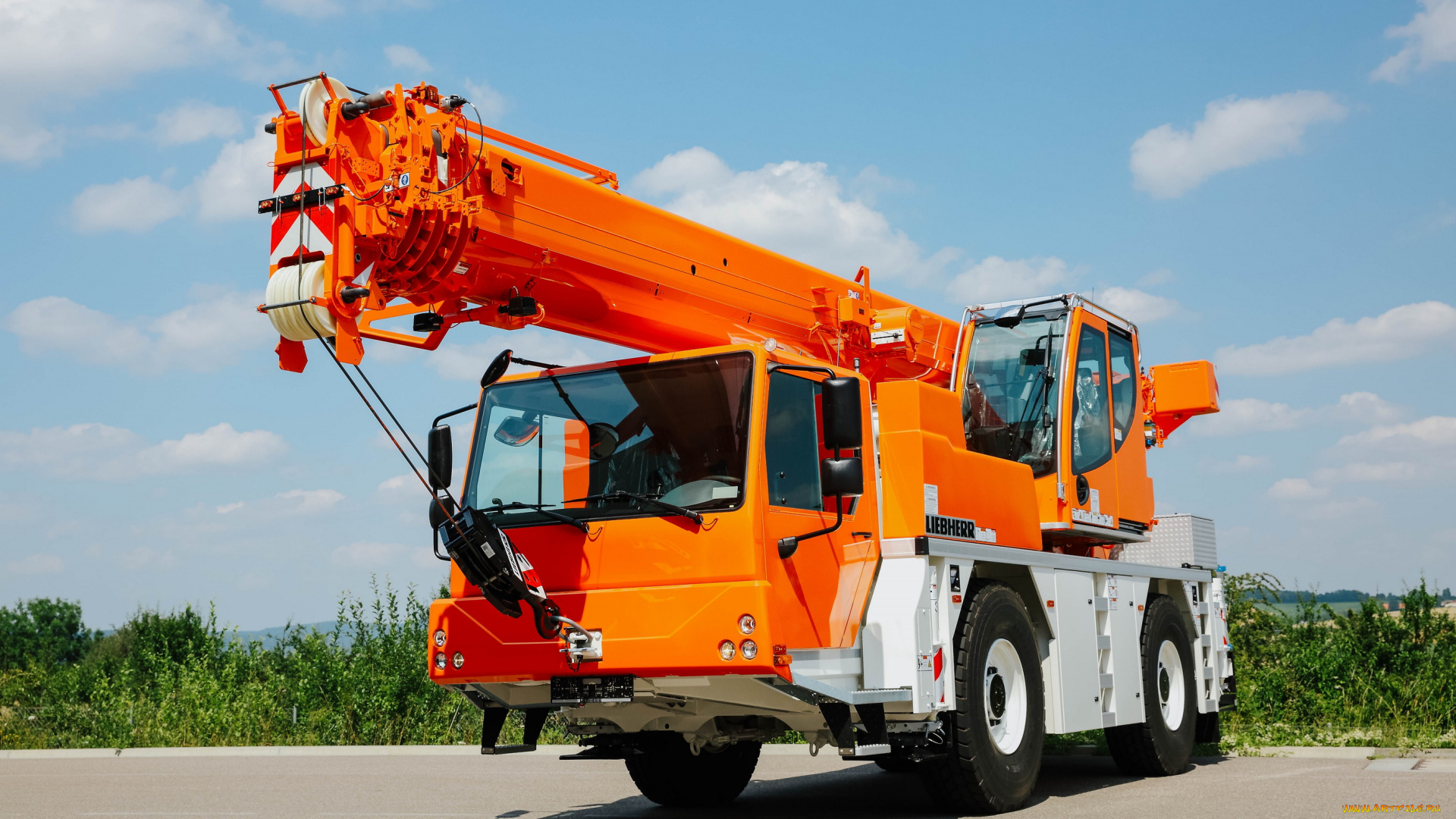 техника, краны, liebherr