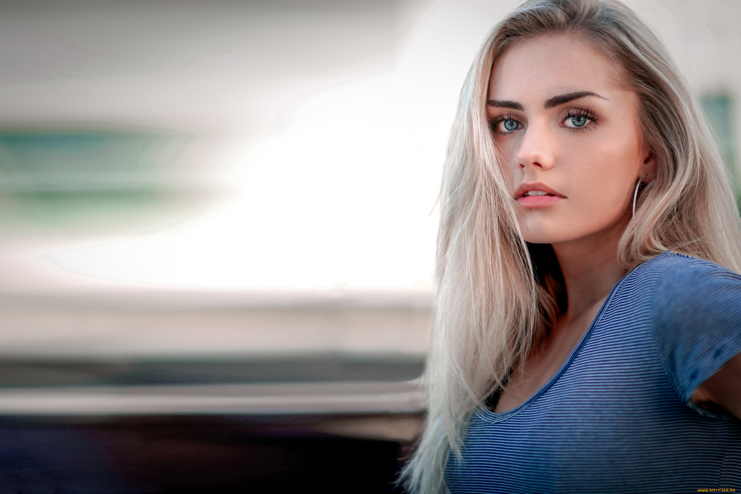 девушки, -, лица, , портреты, блондинка, портрет, julia, elaine