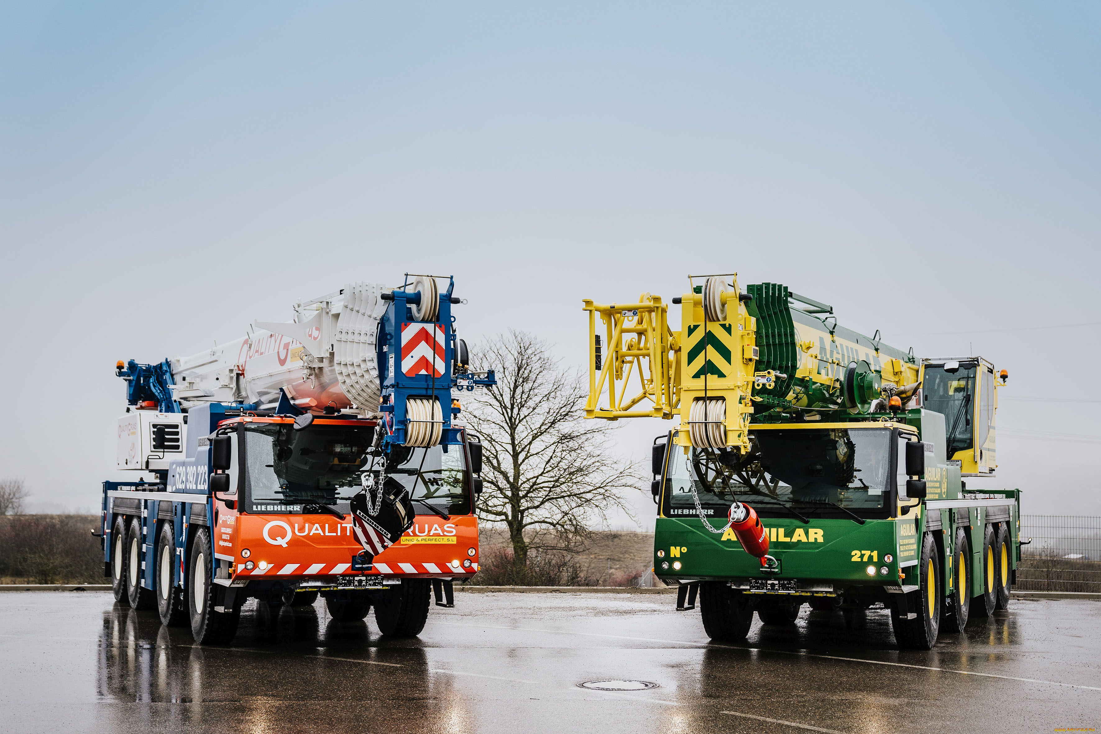 техника, краны, liebherr