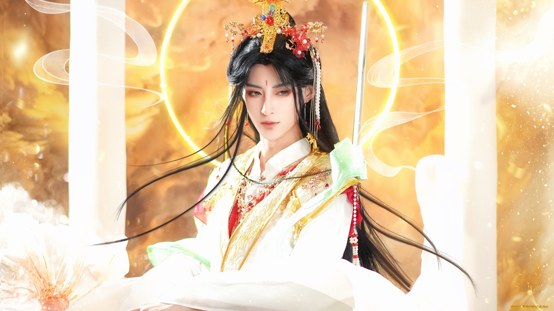 мужчины, -, креатив, , косплей, косплей, се, лянь, благословение, небожителей