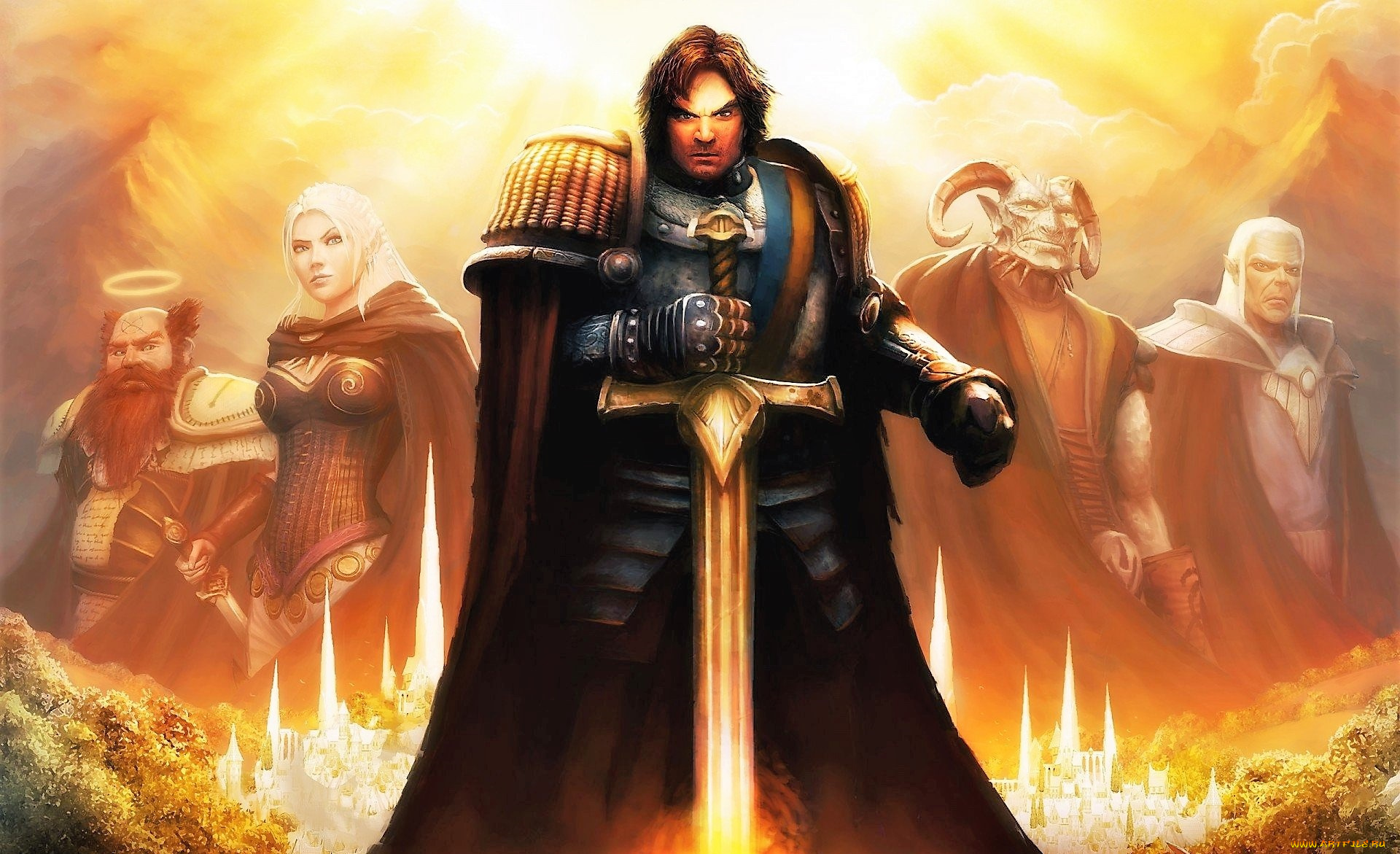 видео, игры, age, of, wonders, iii, персонажи