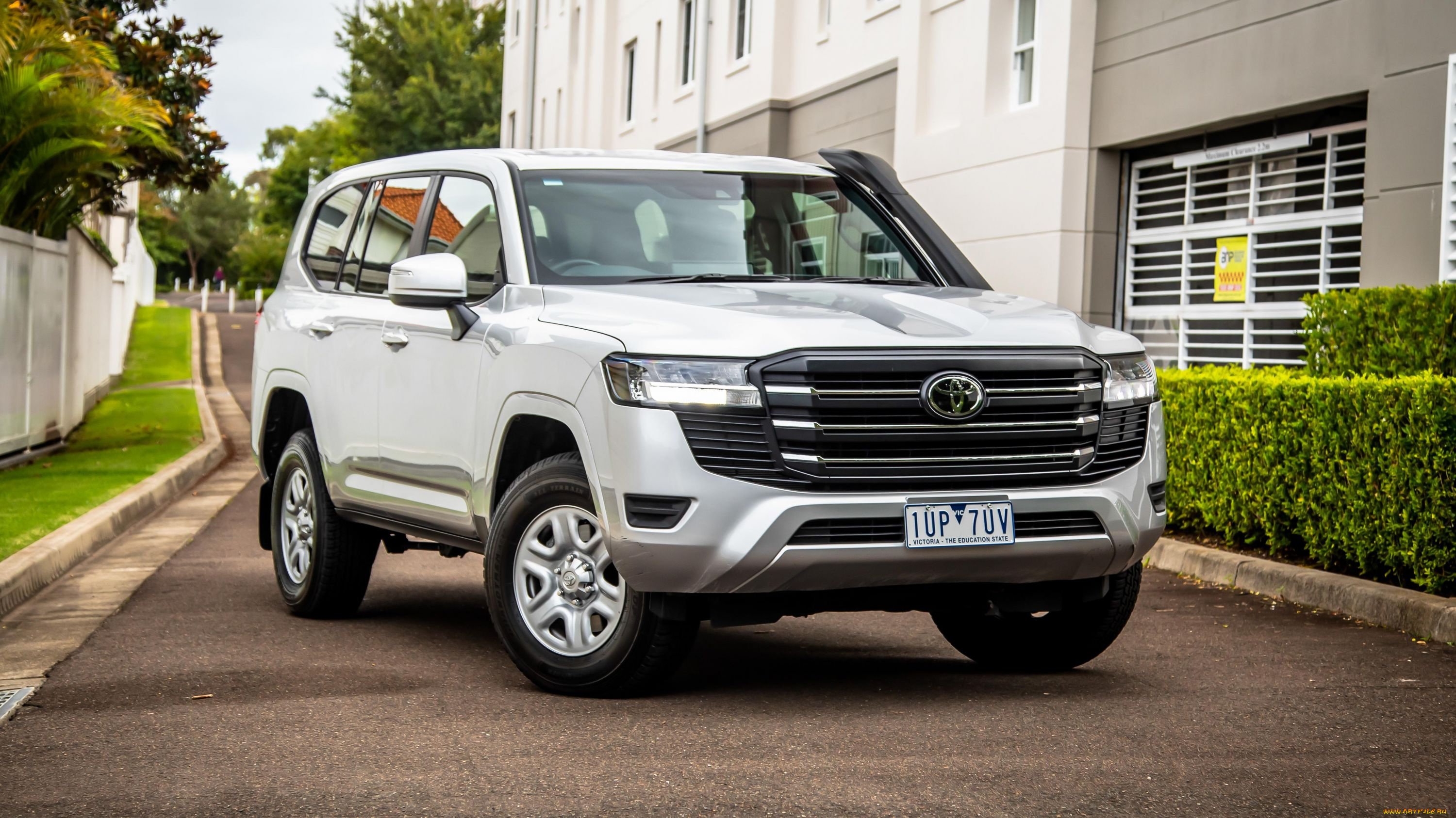 2022, toyota, landcruiser, 300, gx, автомобили, toyota, land, cruiser, 300, gx, серибристый, джип, тoйота