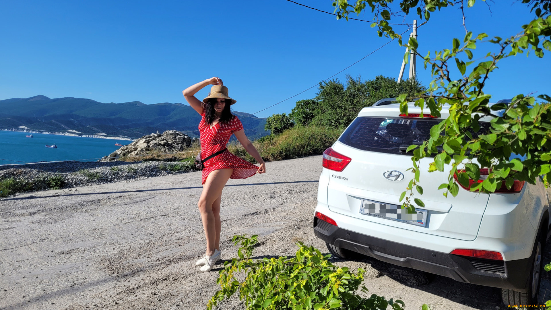 автомобили, -авто, с, девушками, hyundai, creta