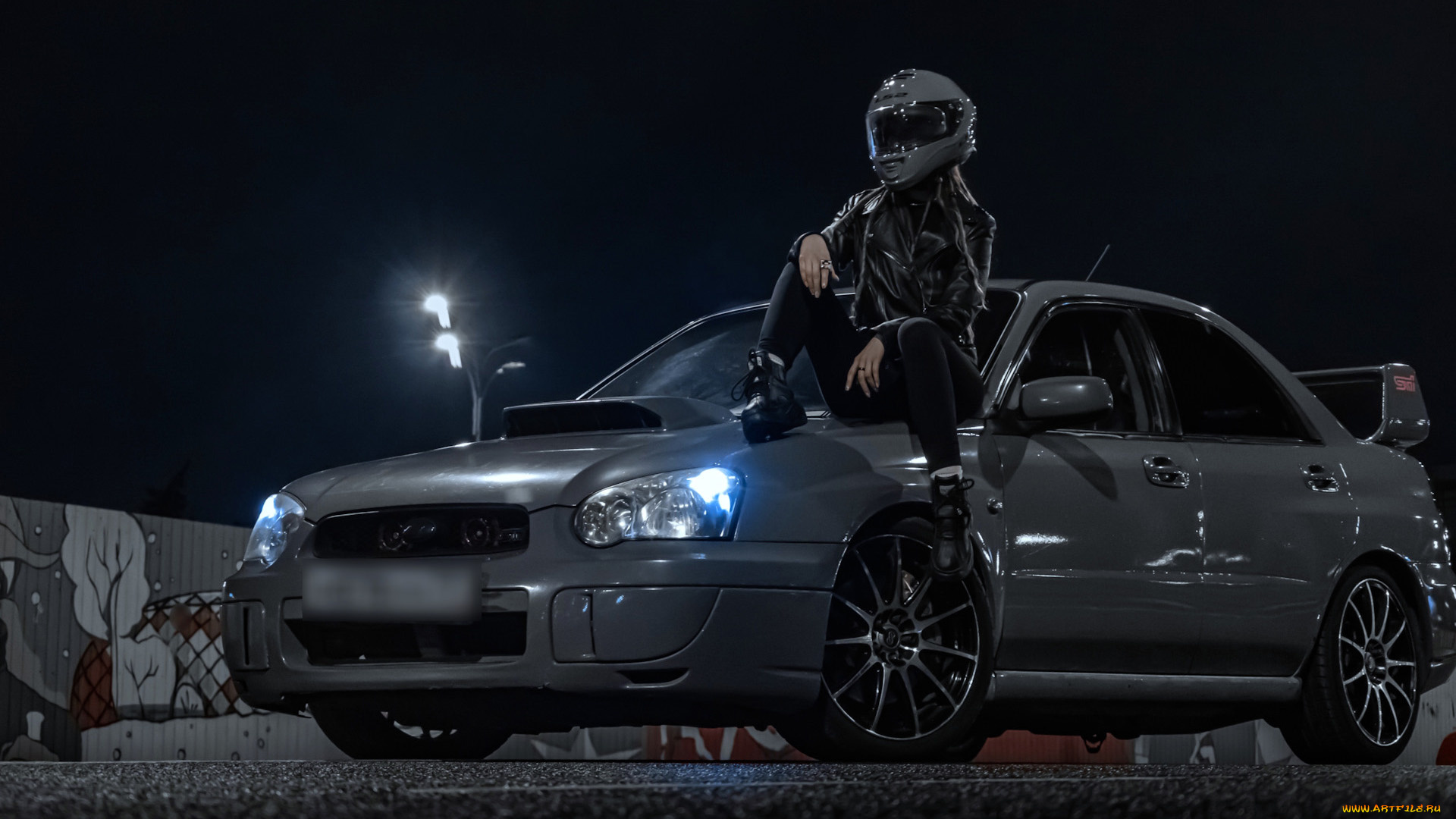 автомобили, -авто, с, девушками, subaru, impreza, wrx