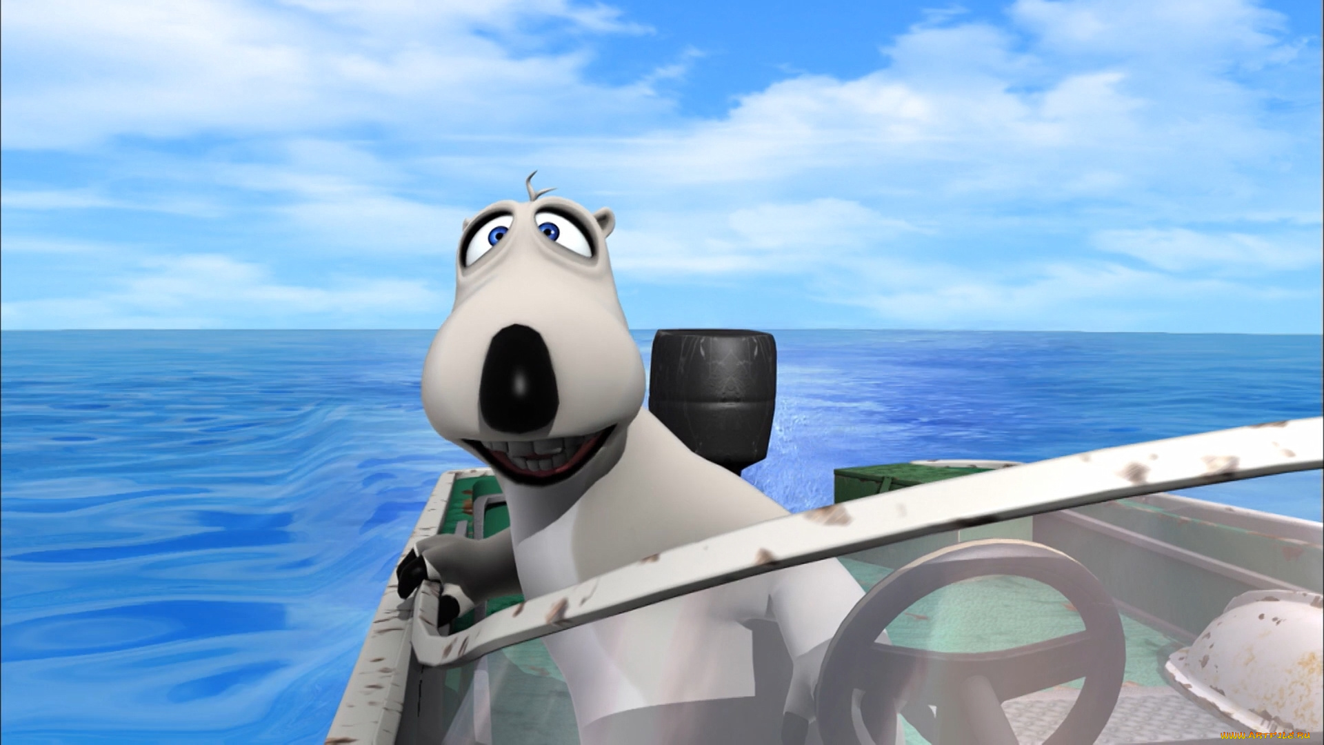 бернард, мультфильмы, bernard, медведь, мишка, медвежонок, моторная, лодка