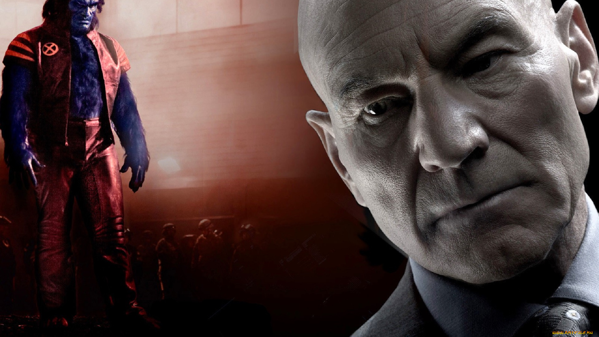 кино, фильмы, x-men, 3, ксавьер, лицо, мутант