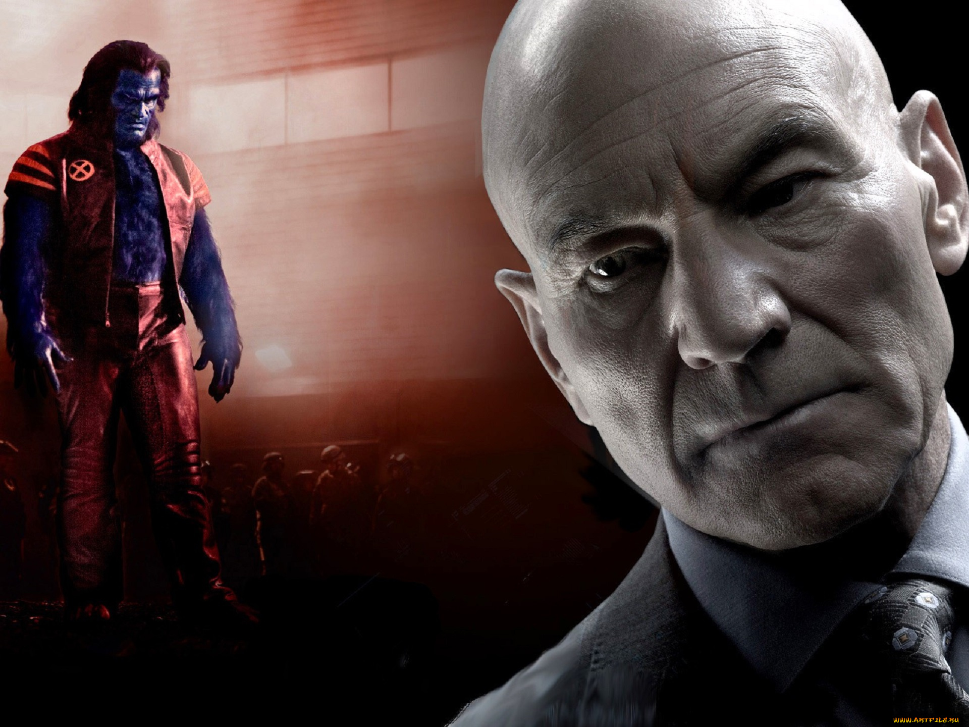 кино, фильмы, x-men, 3, ксавьер, лицо, мутант