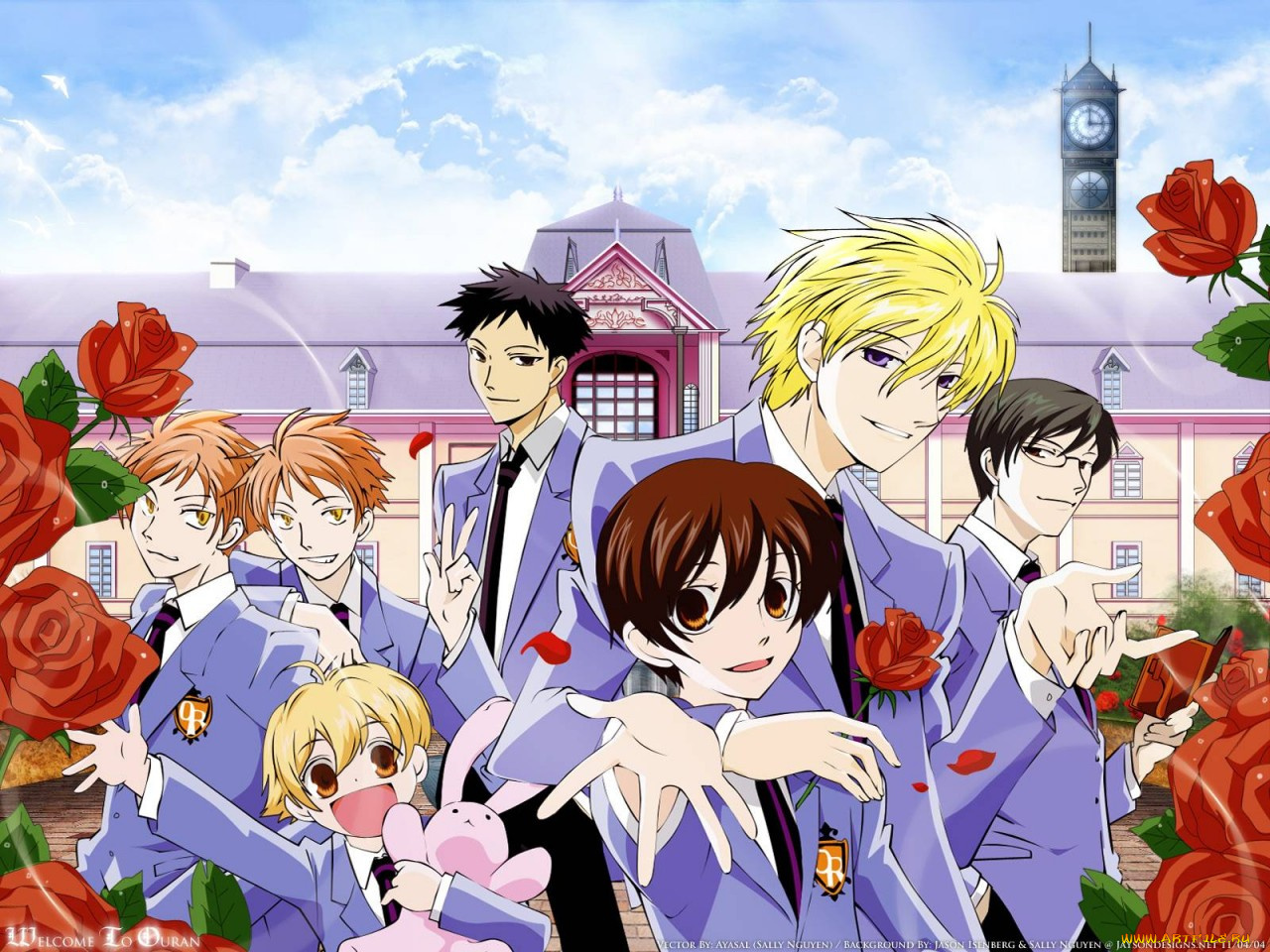 аниме, ouran, high, school, host, club