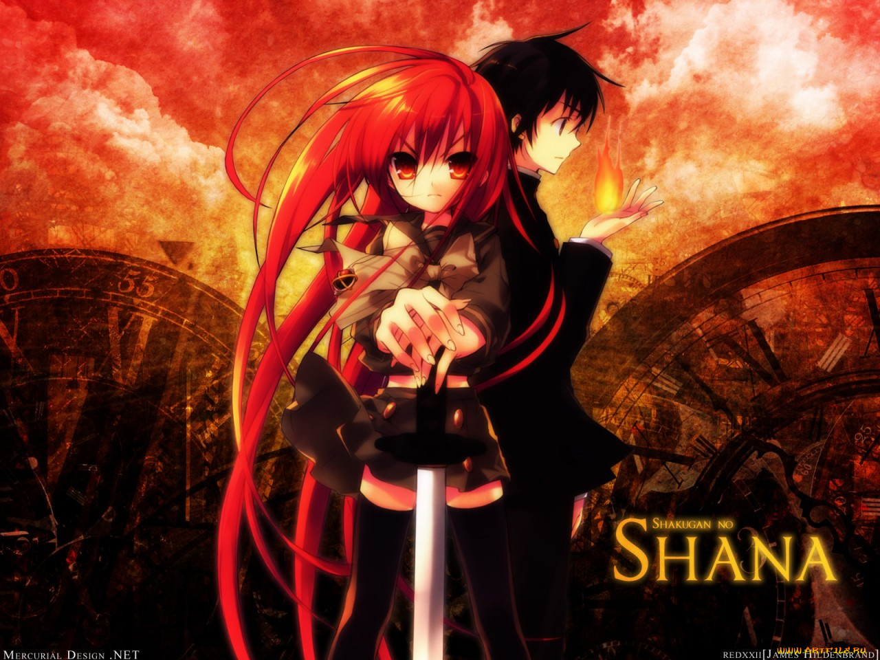 аниме, shakugan, no, shana