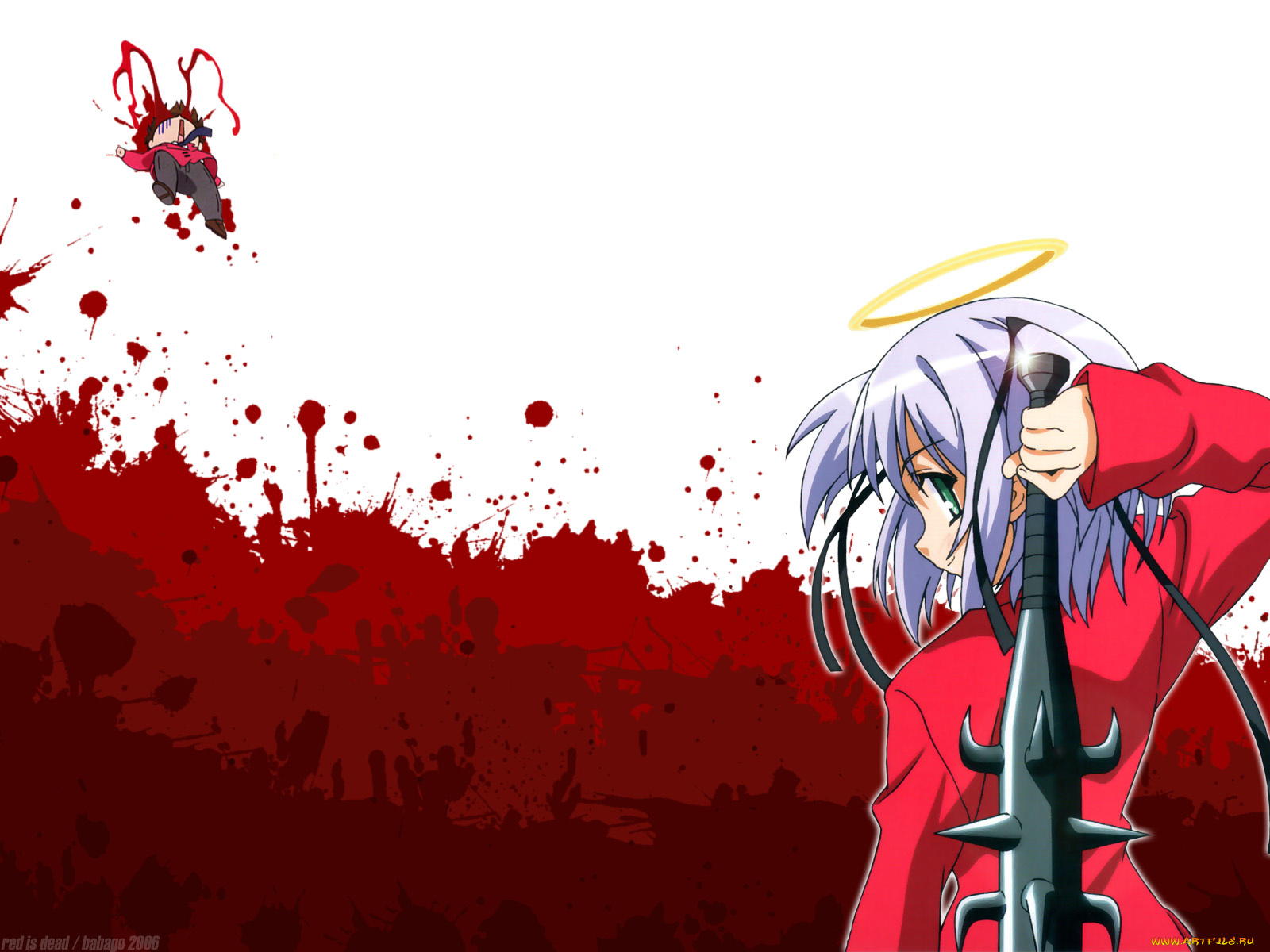 аниме, bokusatsu, tenshi, dokuro, chan