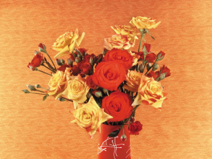 обоя цветы, розы