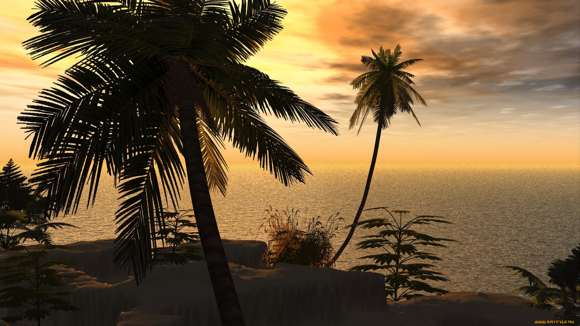 3д, графика, nature, landscape, природа