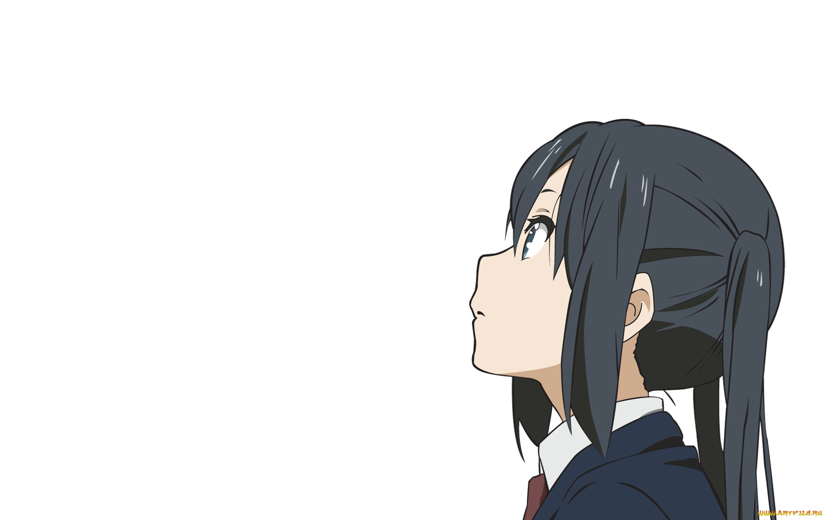 аниме, on, девушка