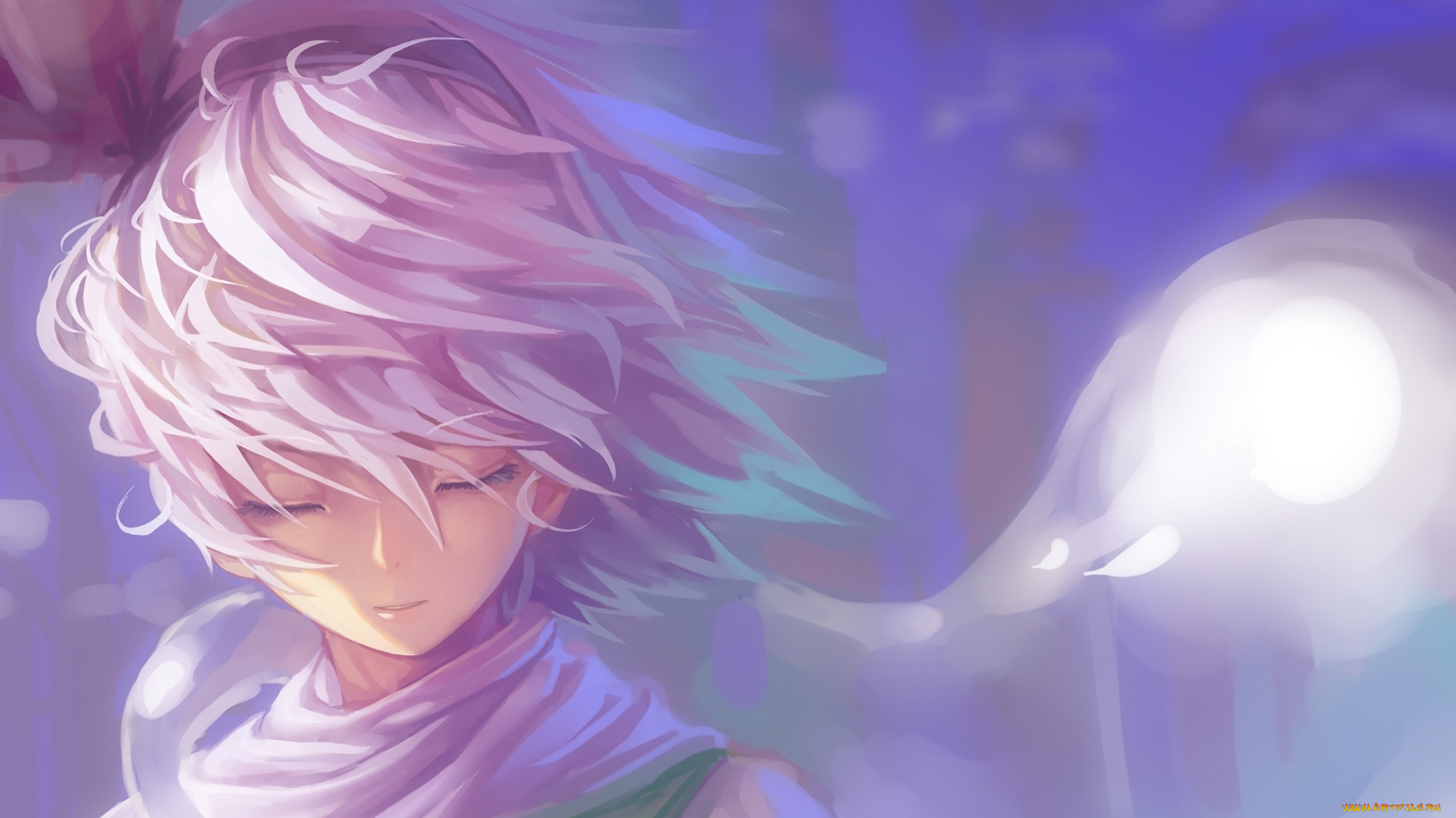 аниме, touhou, другое, девочка, волосы, ветер