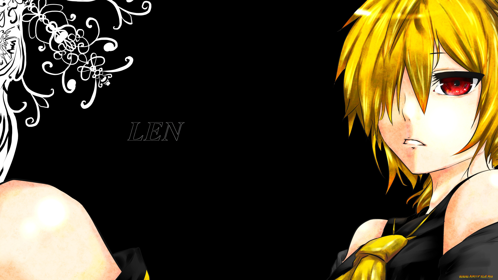 kagamine, len, аниме, vocaloid