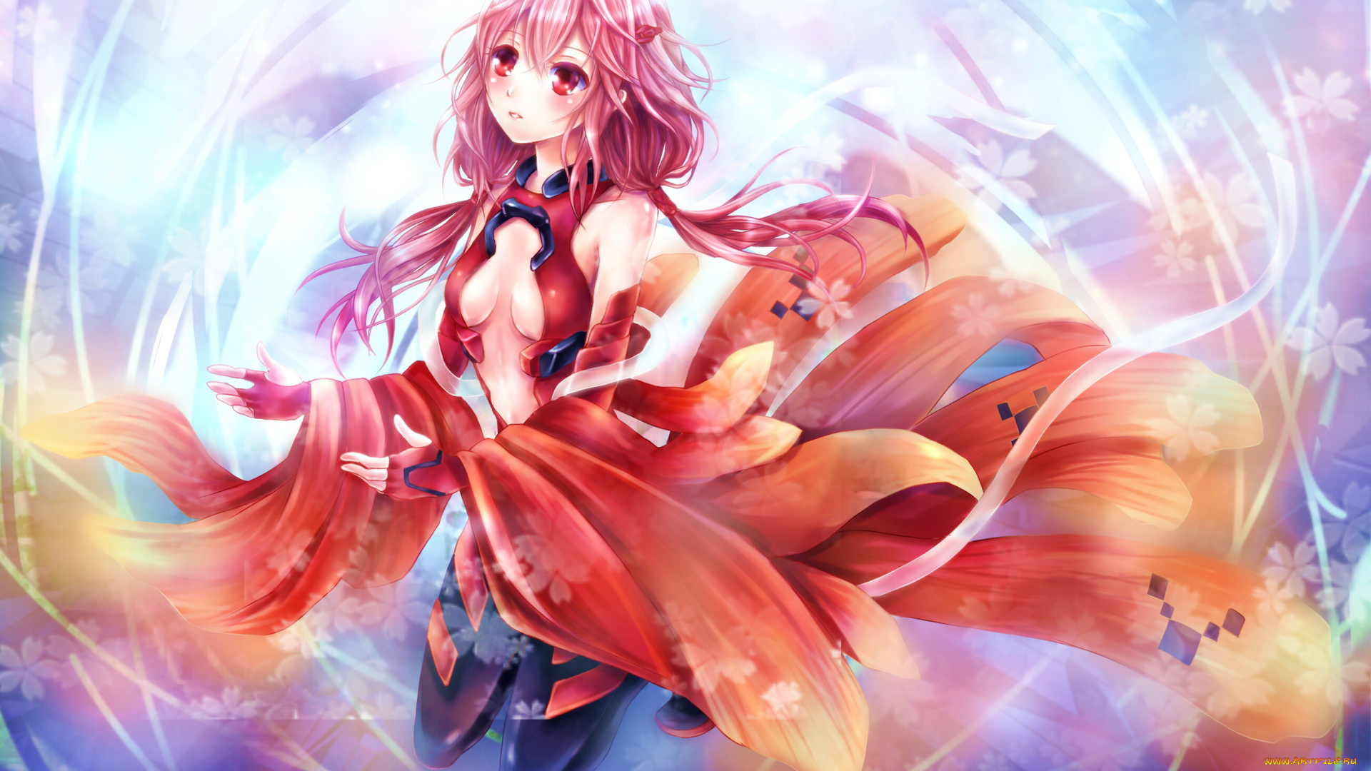 yuzuriha, inori, аниме, guilty, crown