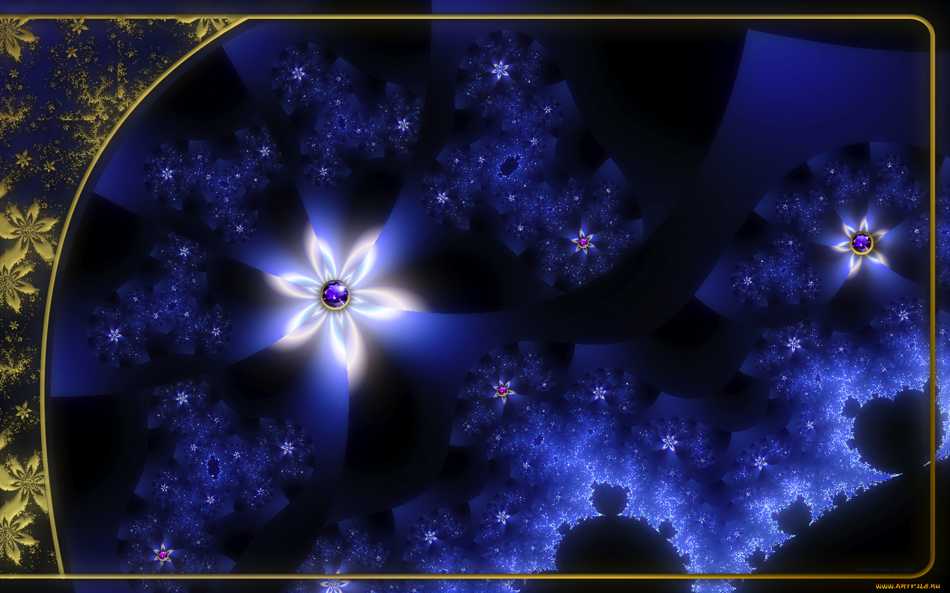 3д, графика, fractal, фракталы, узор, цвета